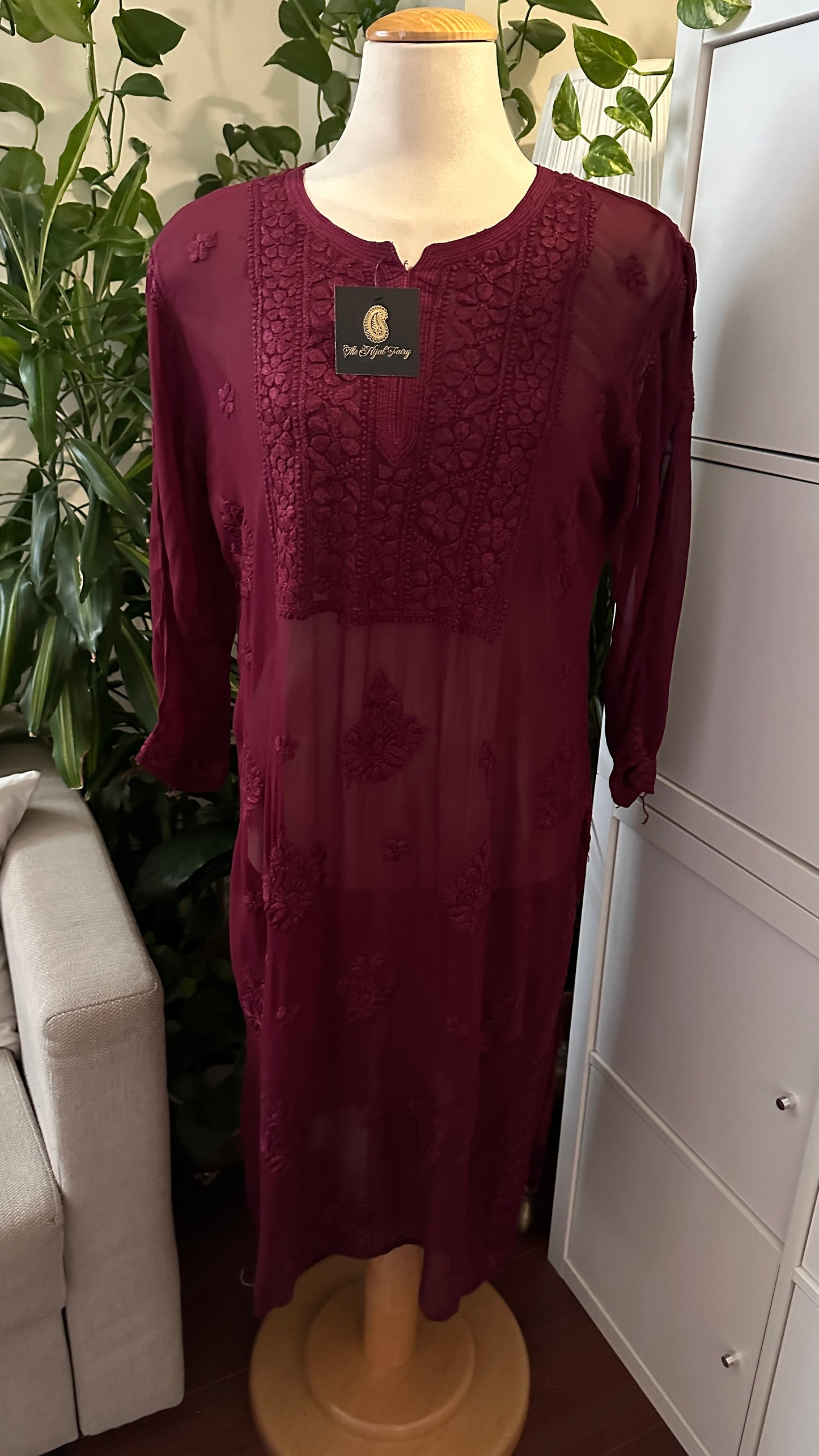 Wine - Premium Viscose Kurti