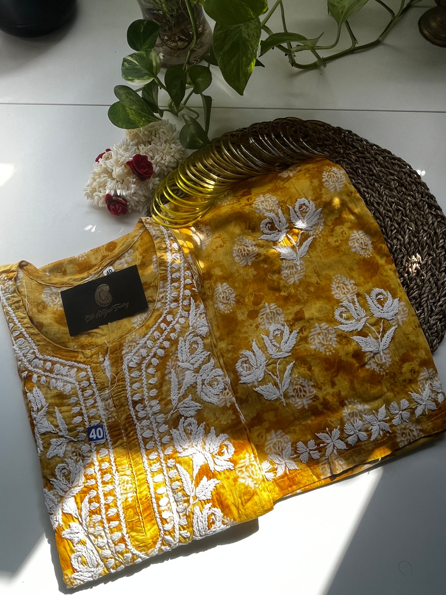 Yellow - Mul Printed Set - 2 Pc