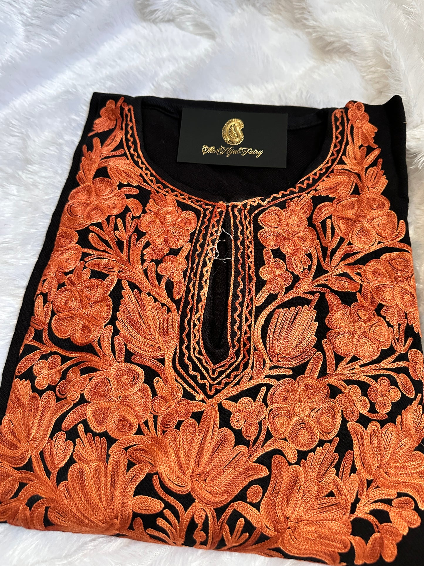 Pashmina Pheran - Black 2