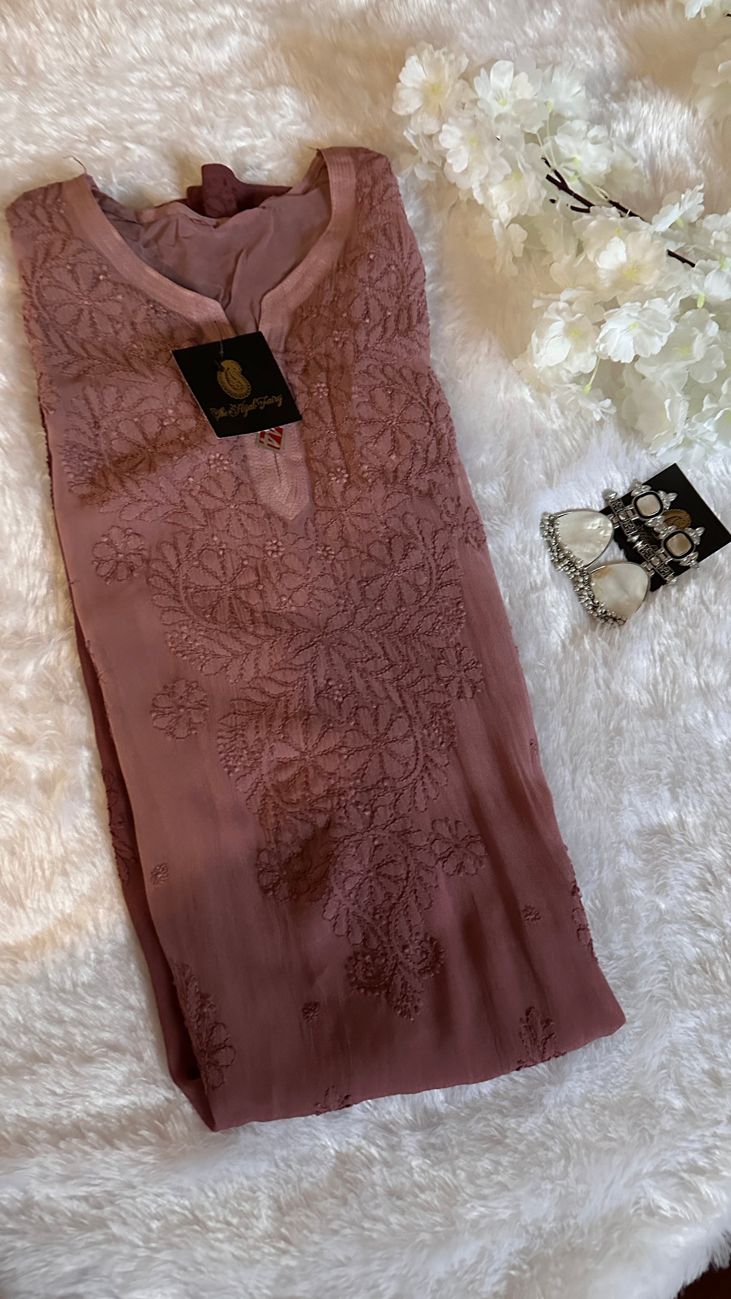 Mocha Ombré - Premium Viscose Kurti