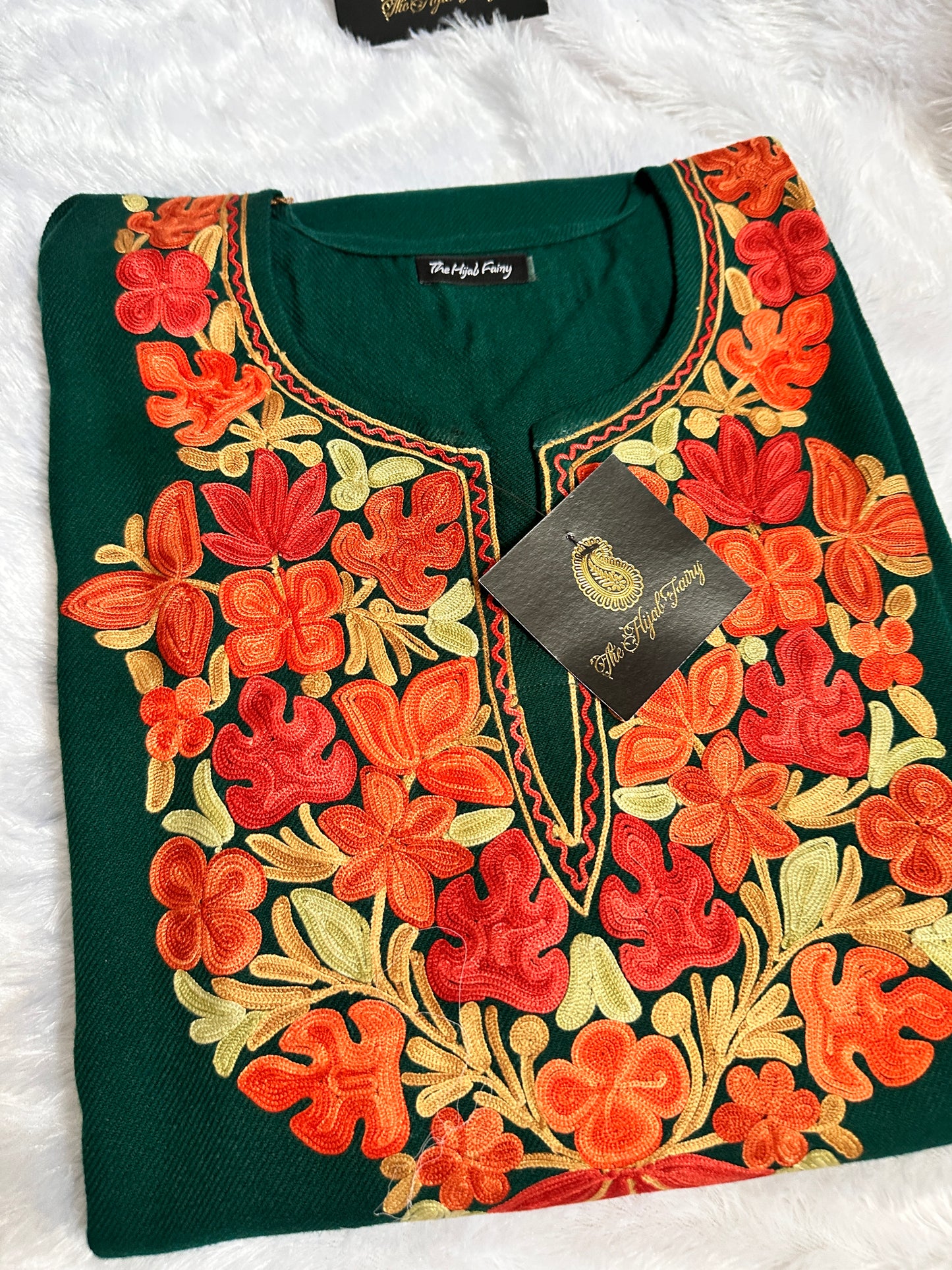 Pashmina Pheran - Green 6