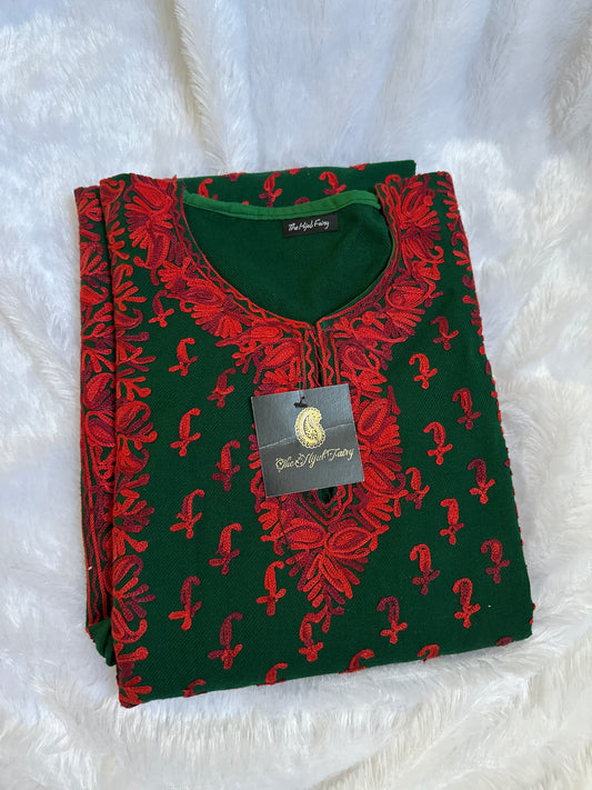 Pashmina Pheran - Green 4