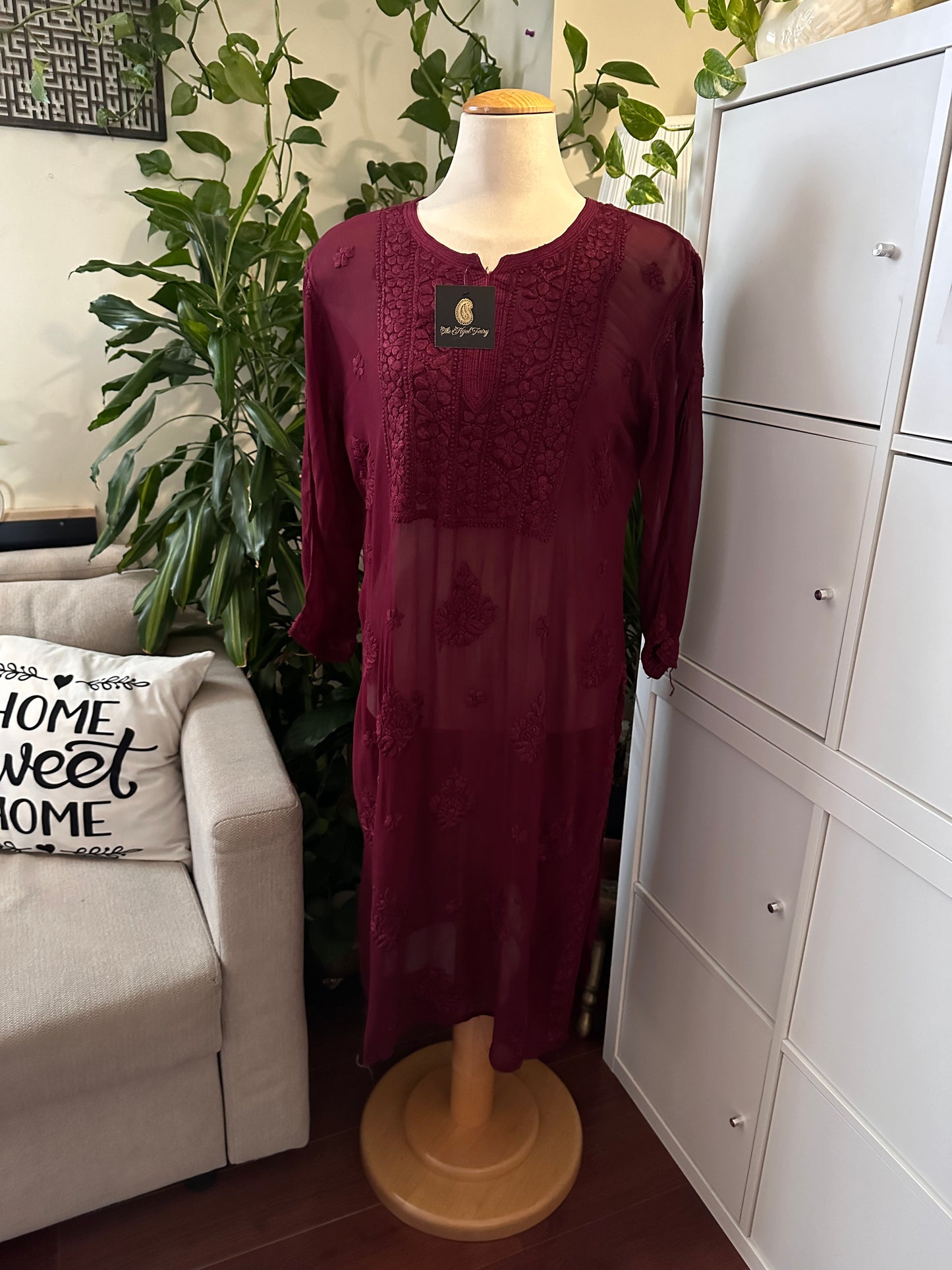 Wine - Premium Viscose Kurti