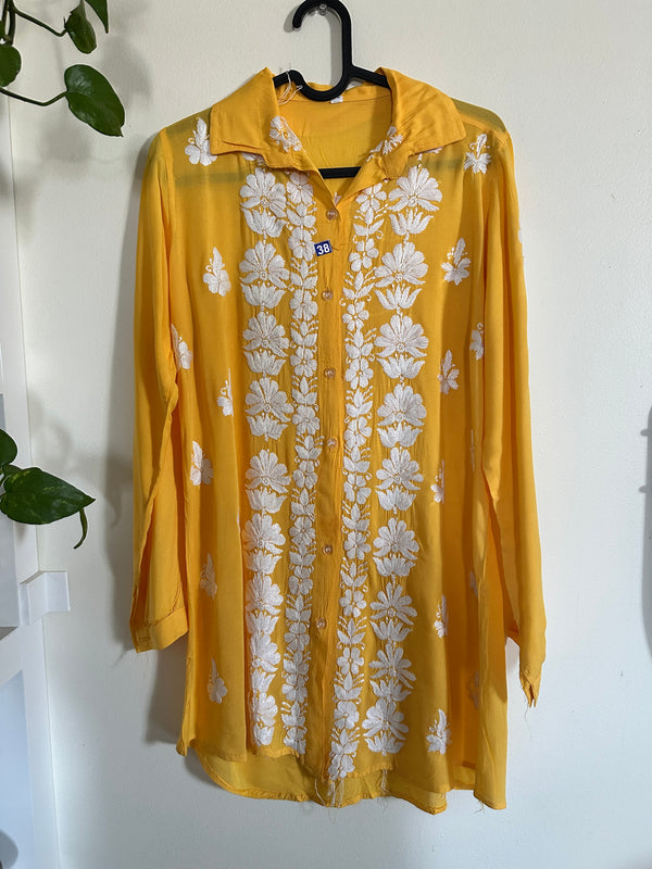 Yellow - Modal Madhuri Short Shirt