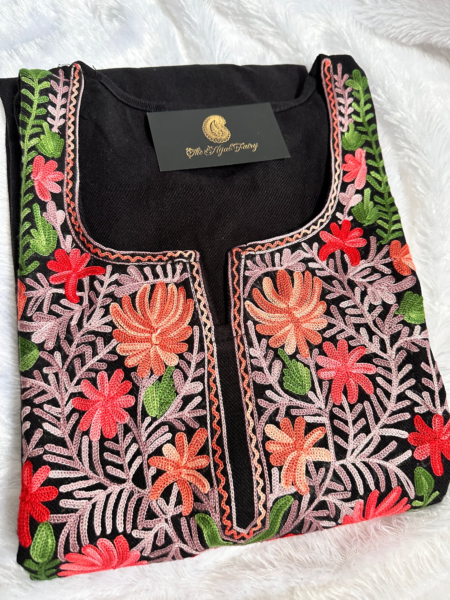 Pashmina Pheran - Black 6