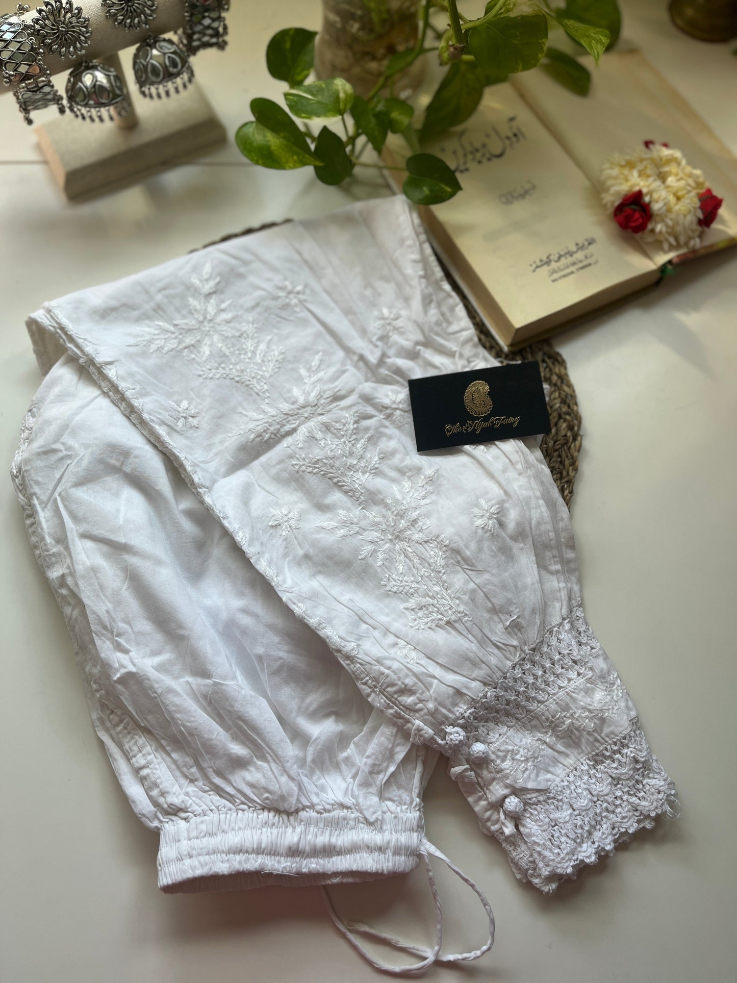 Chikankari Afghani / Gulnar Pants