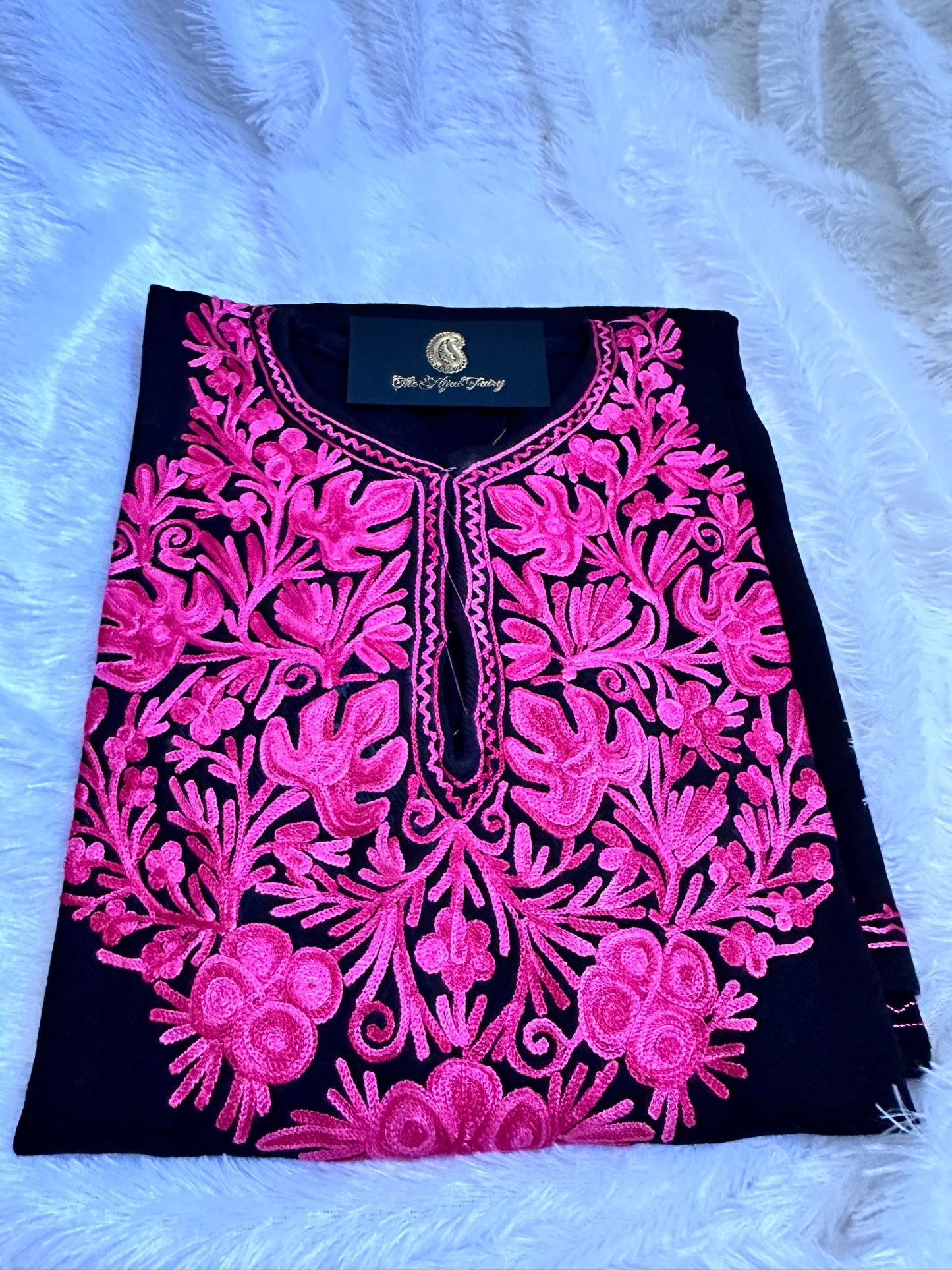 Pashmina Pheran - Black 4