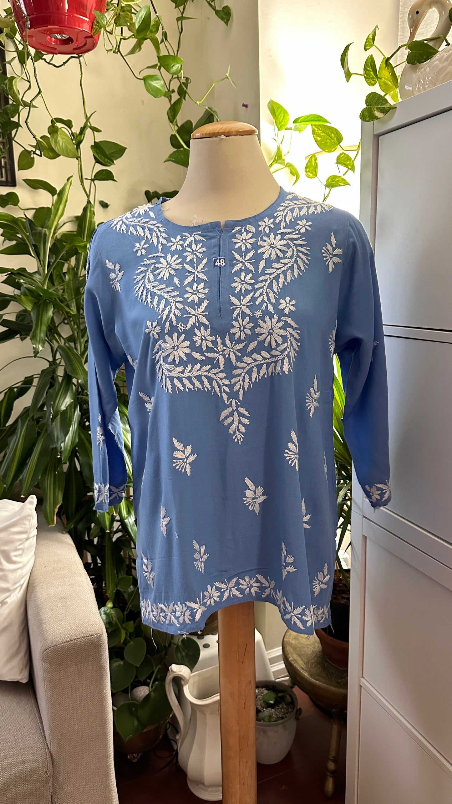 Cornflower Blue Modal Short Top