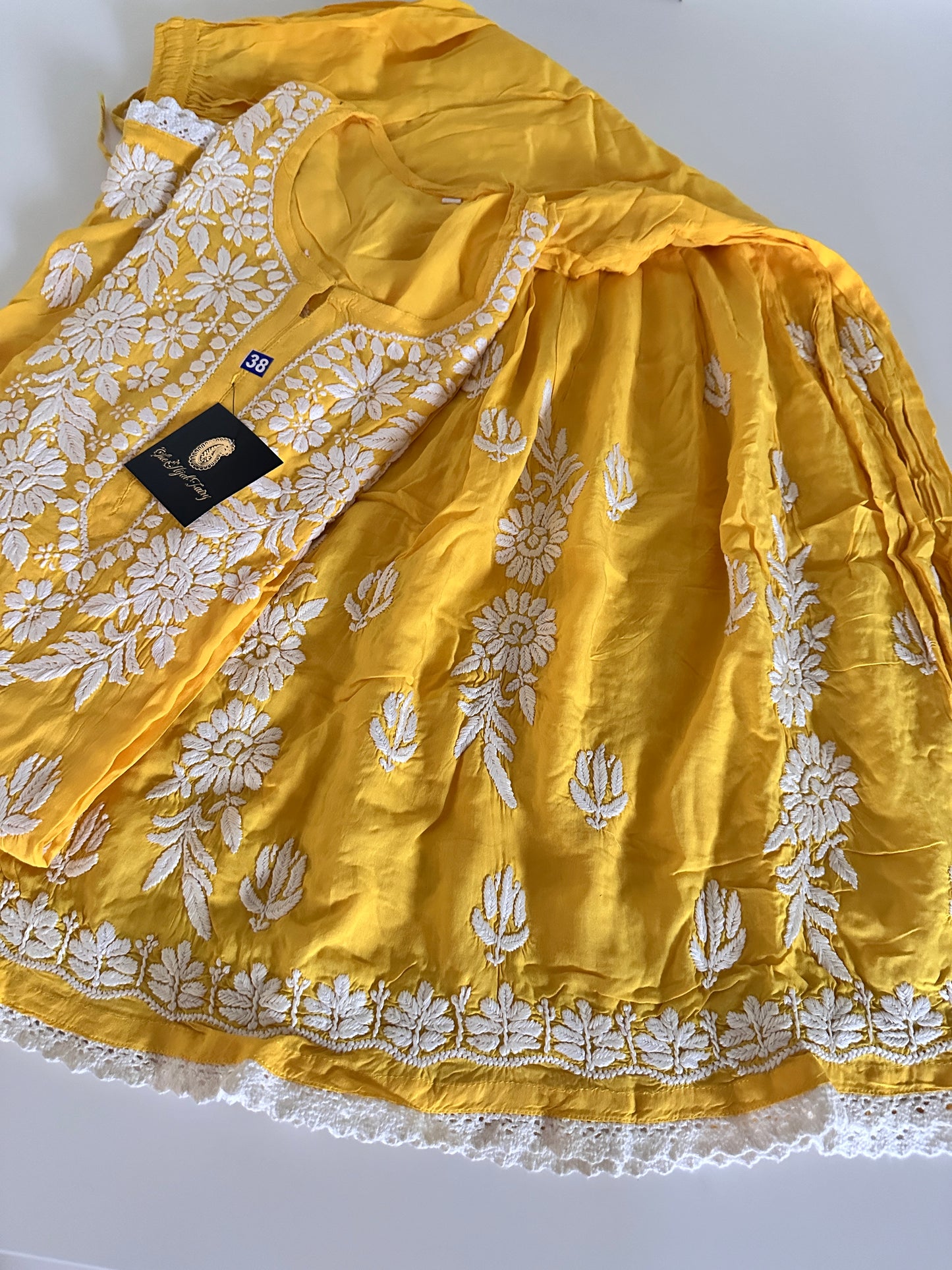 Yellow - Modal Gharara Set