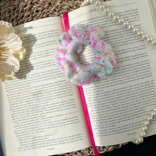 Sprinkle Crochet Scrunchie