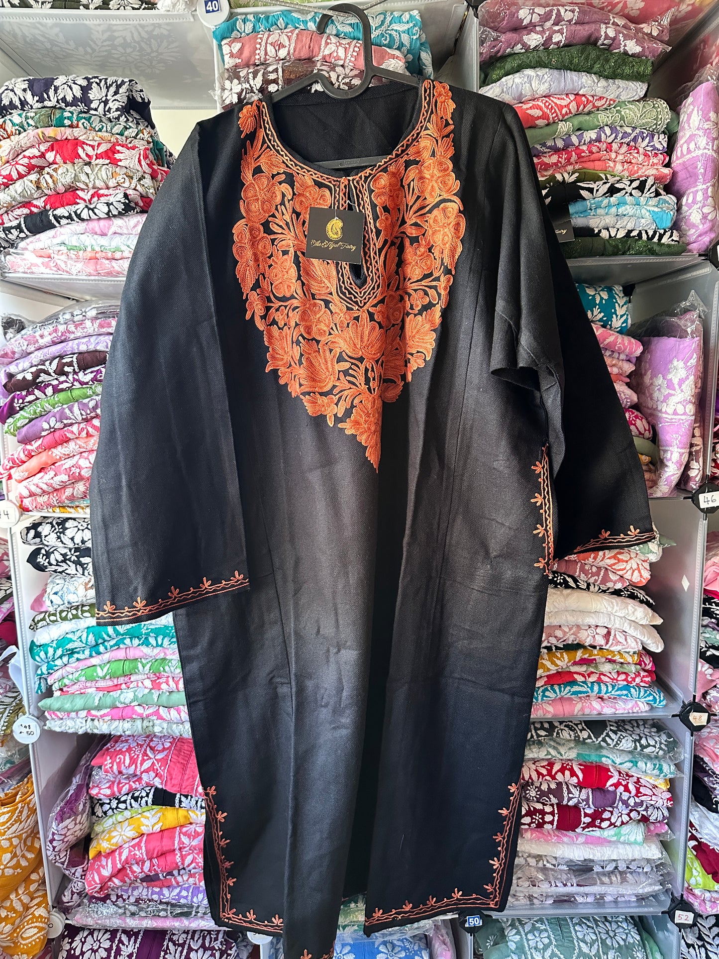 Pashmina Pheran - Black 2