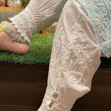 Chikankari Afghani / Gulnar Pants