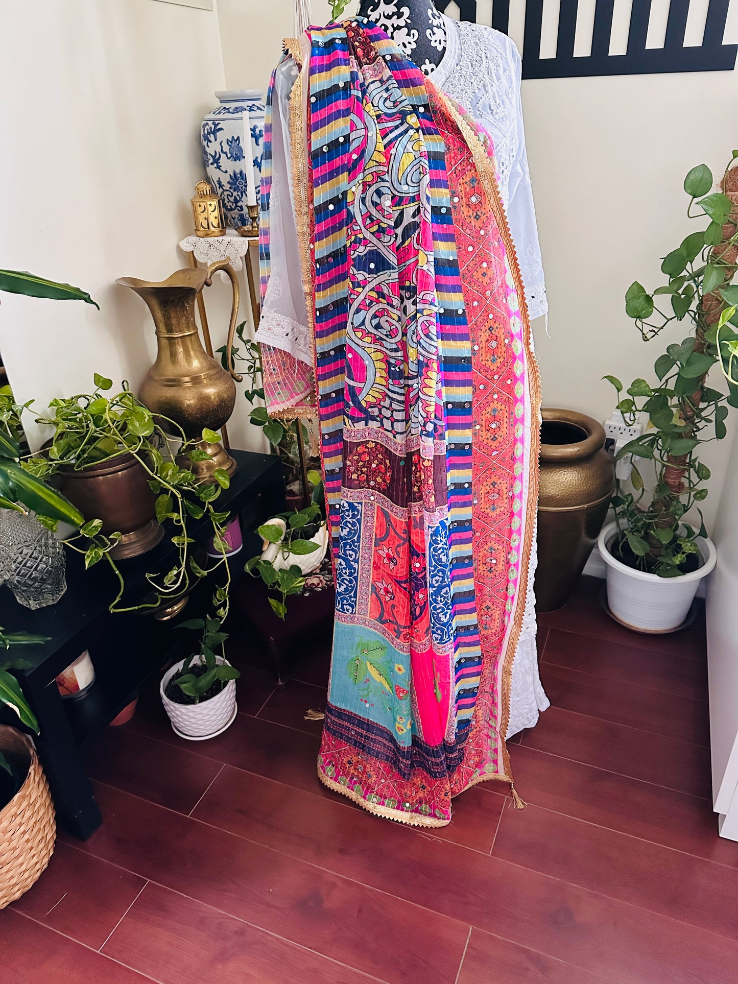 Chiffon Mirror Dupatta - 5