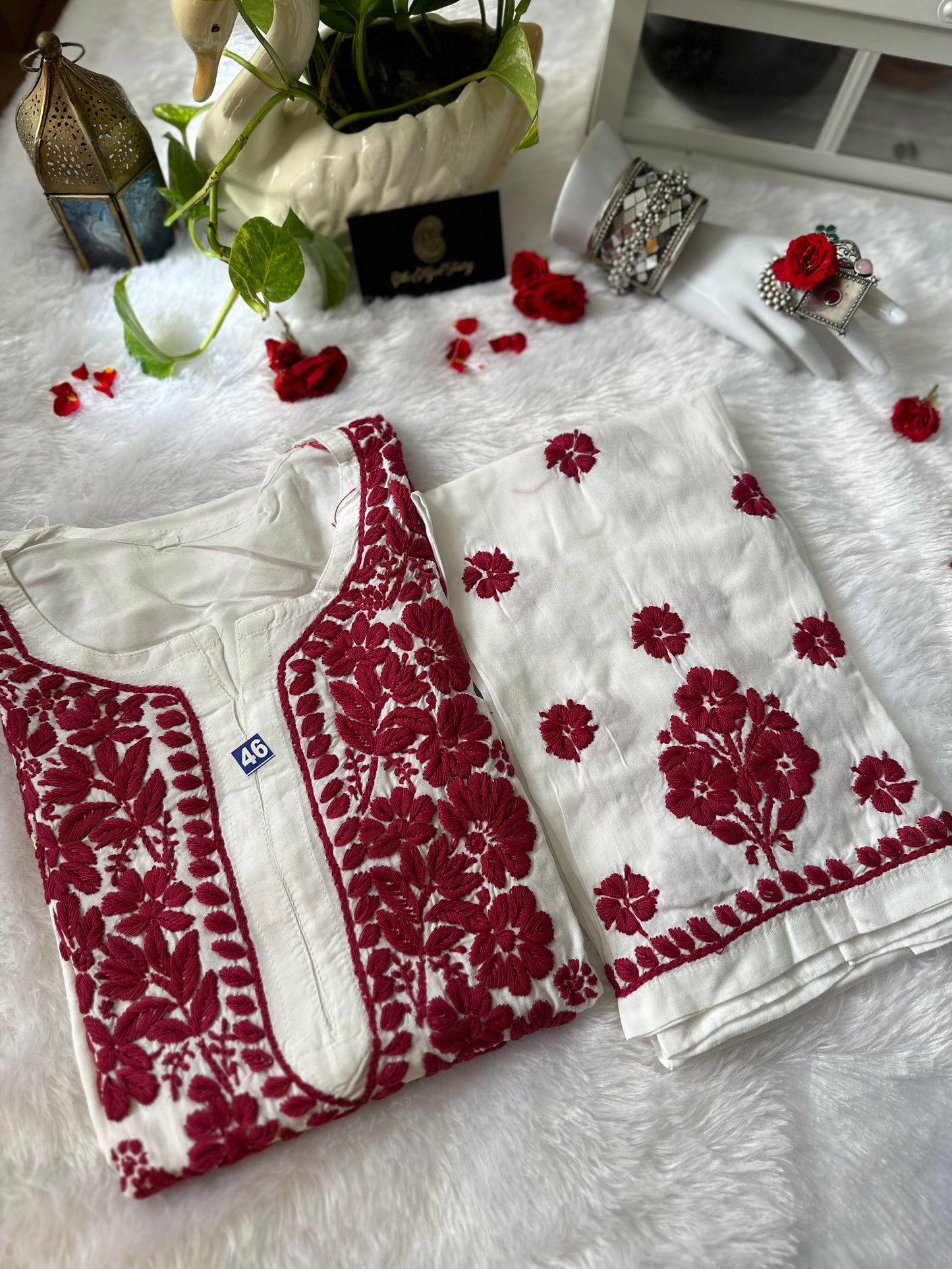 Maroon - Modal 2 Pc Set