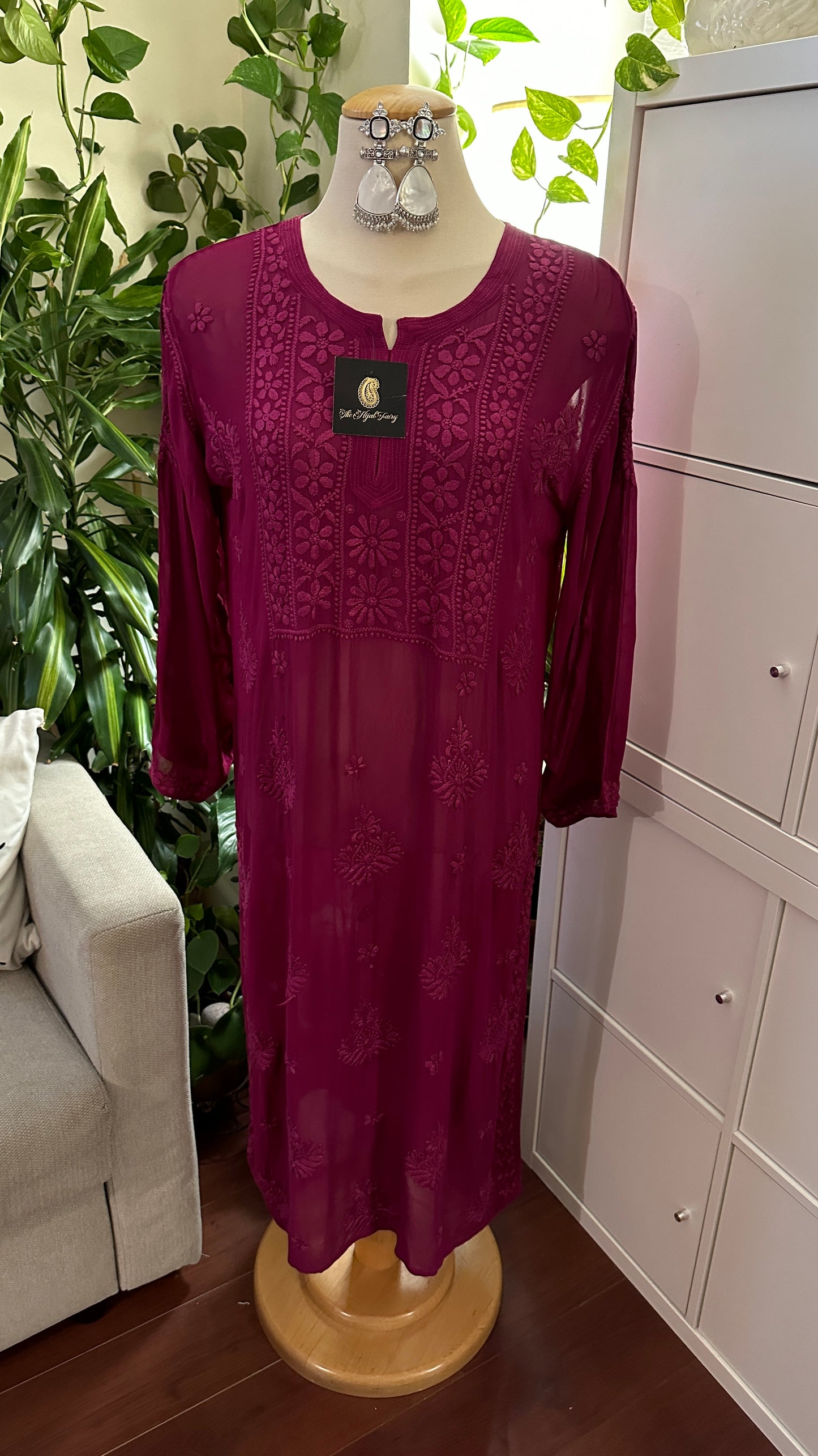 Amaranth - Premium Viscose Kurti