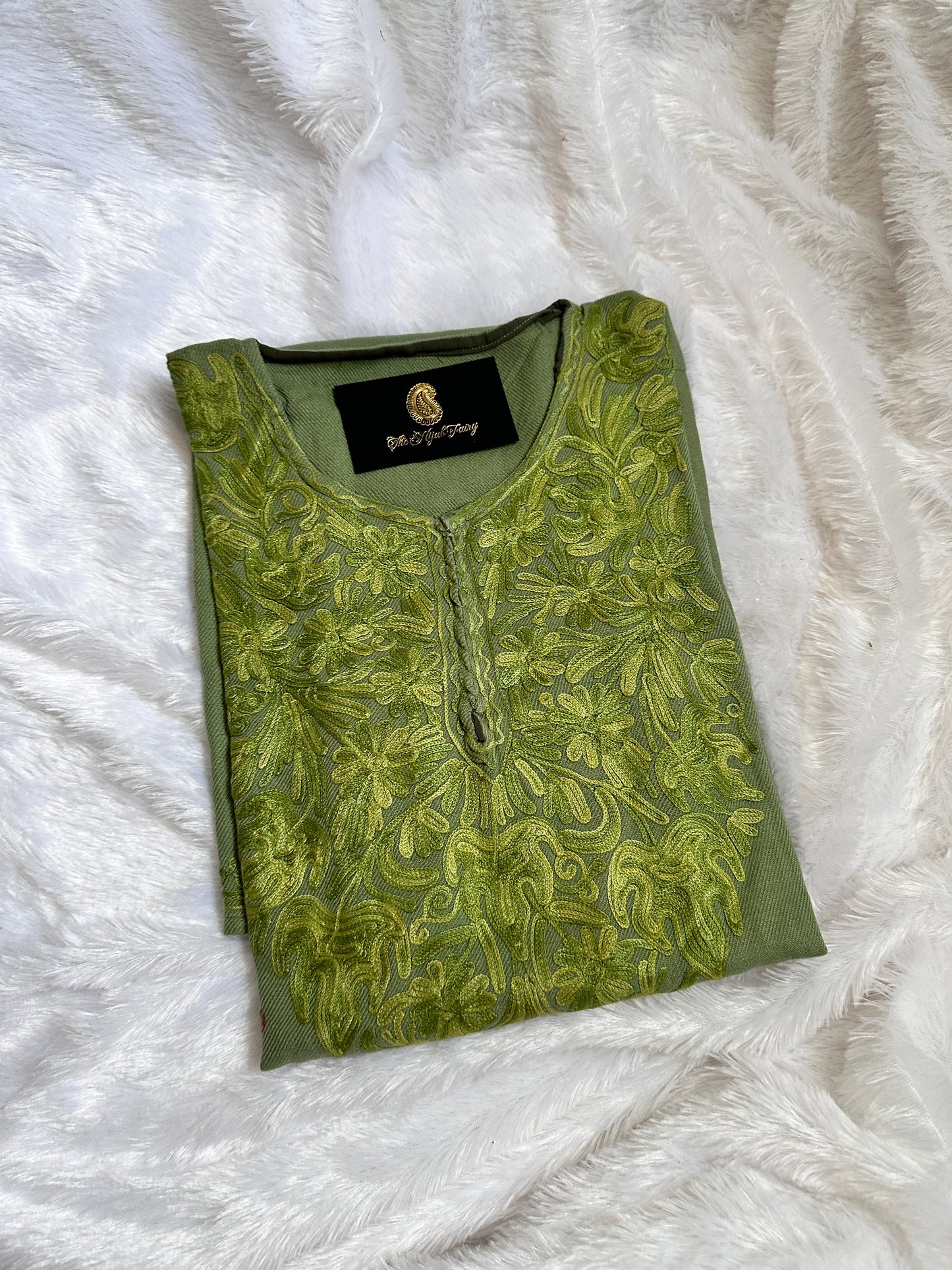 Pashmina Pheran - Jade Green 1