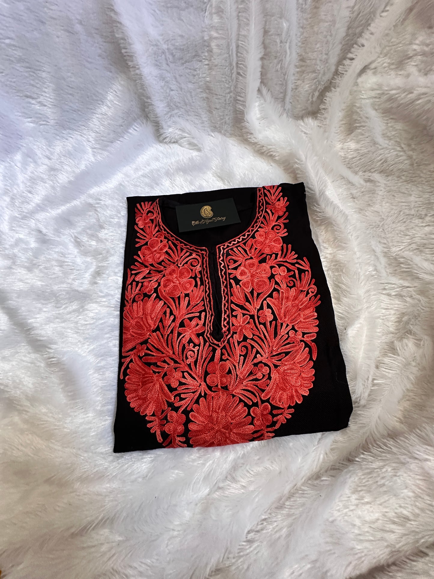 Pashmina Pheran - Black 3