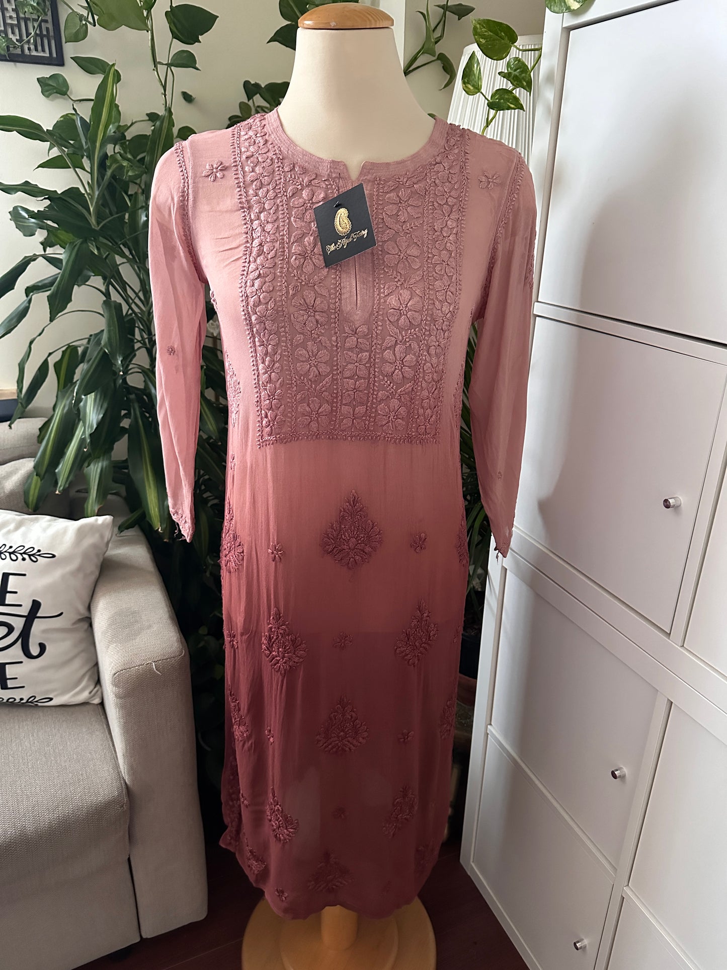 Mocha Ombré - Premium Viscose Kurti