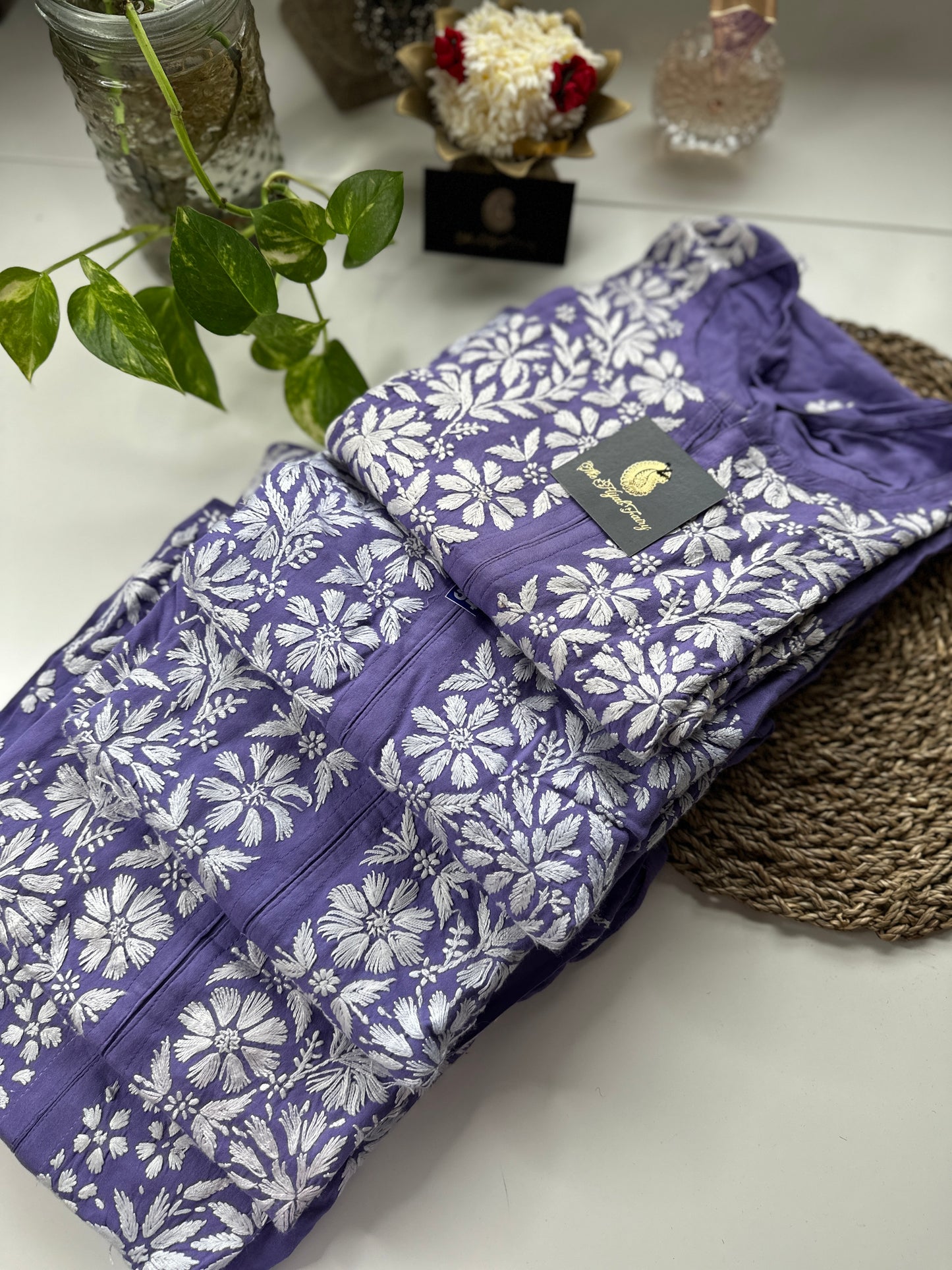 Lavender - Modal Straight Kurta