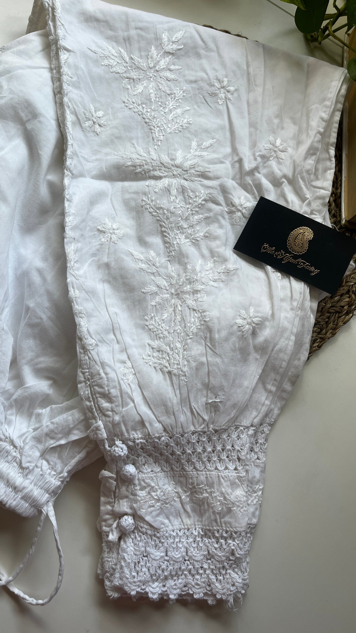 Chikankari Afghani / Gulnar Pants