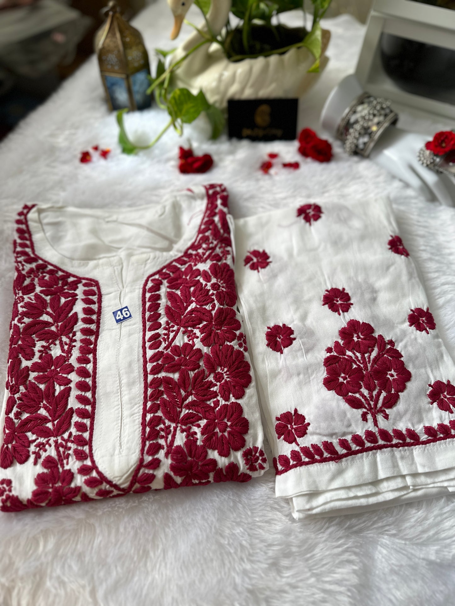 Maroon - Modal 2 Pc Set