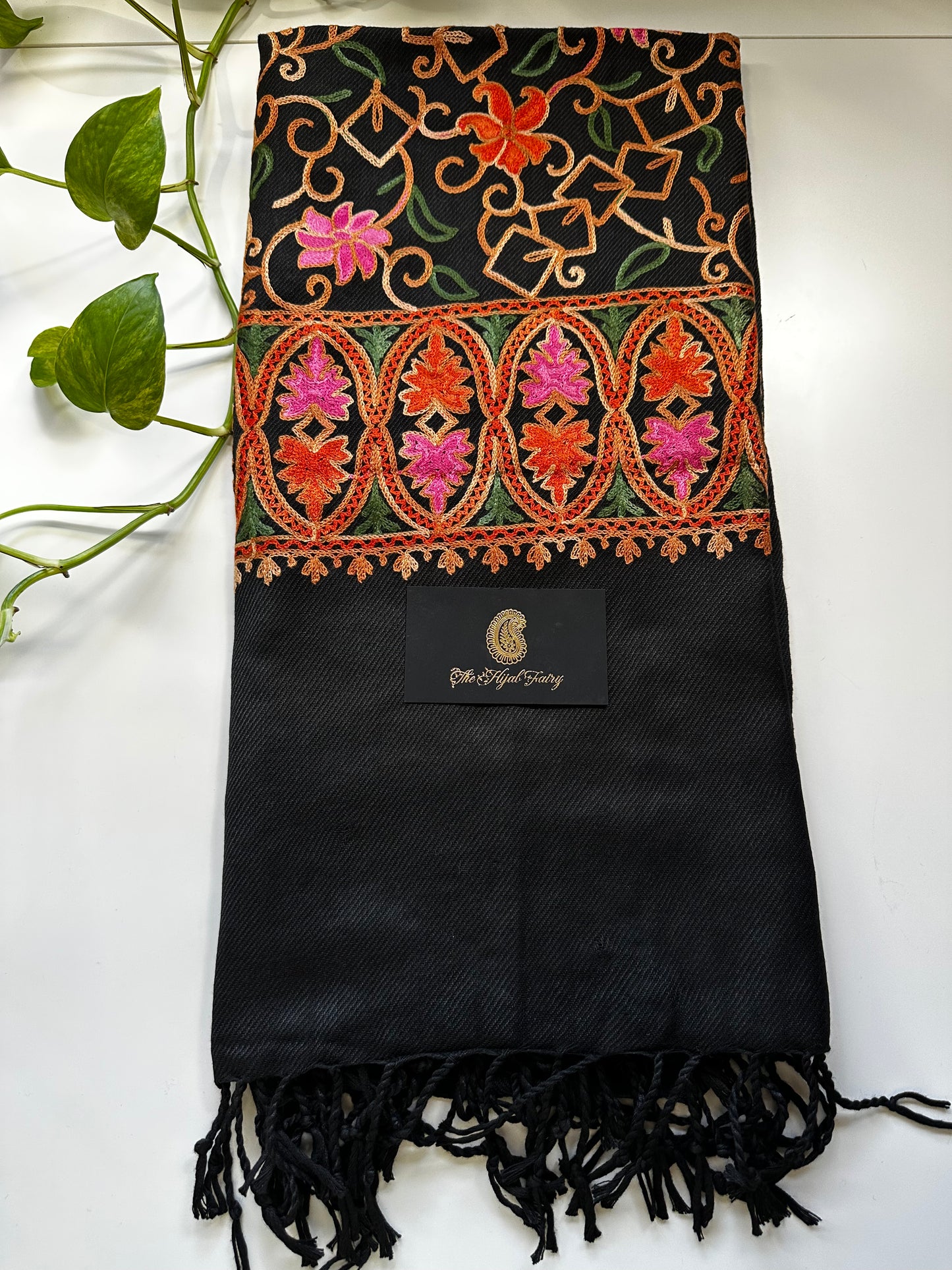 Black - Pashmina Shawl 1