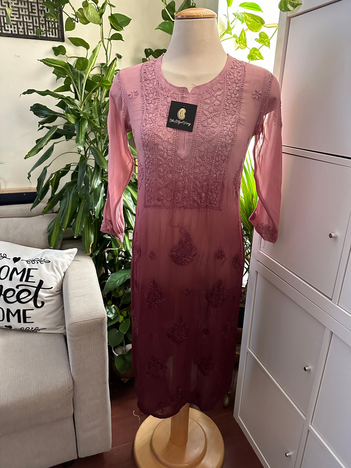 Mocha Ombré - Premium Viscose Kurti