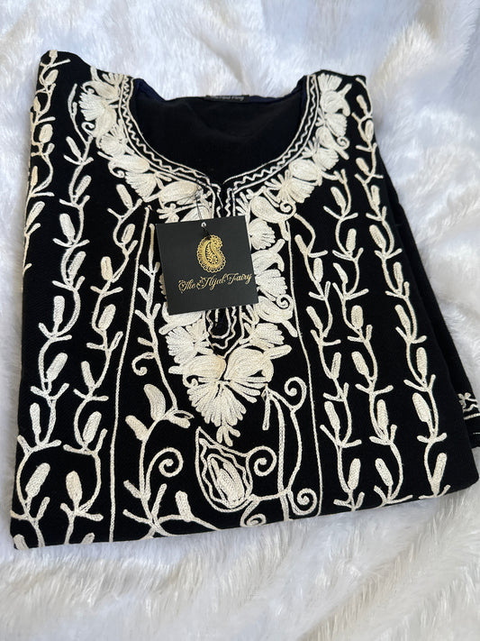 Pashmina Pheran - Black 1