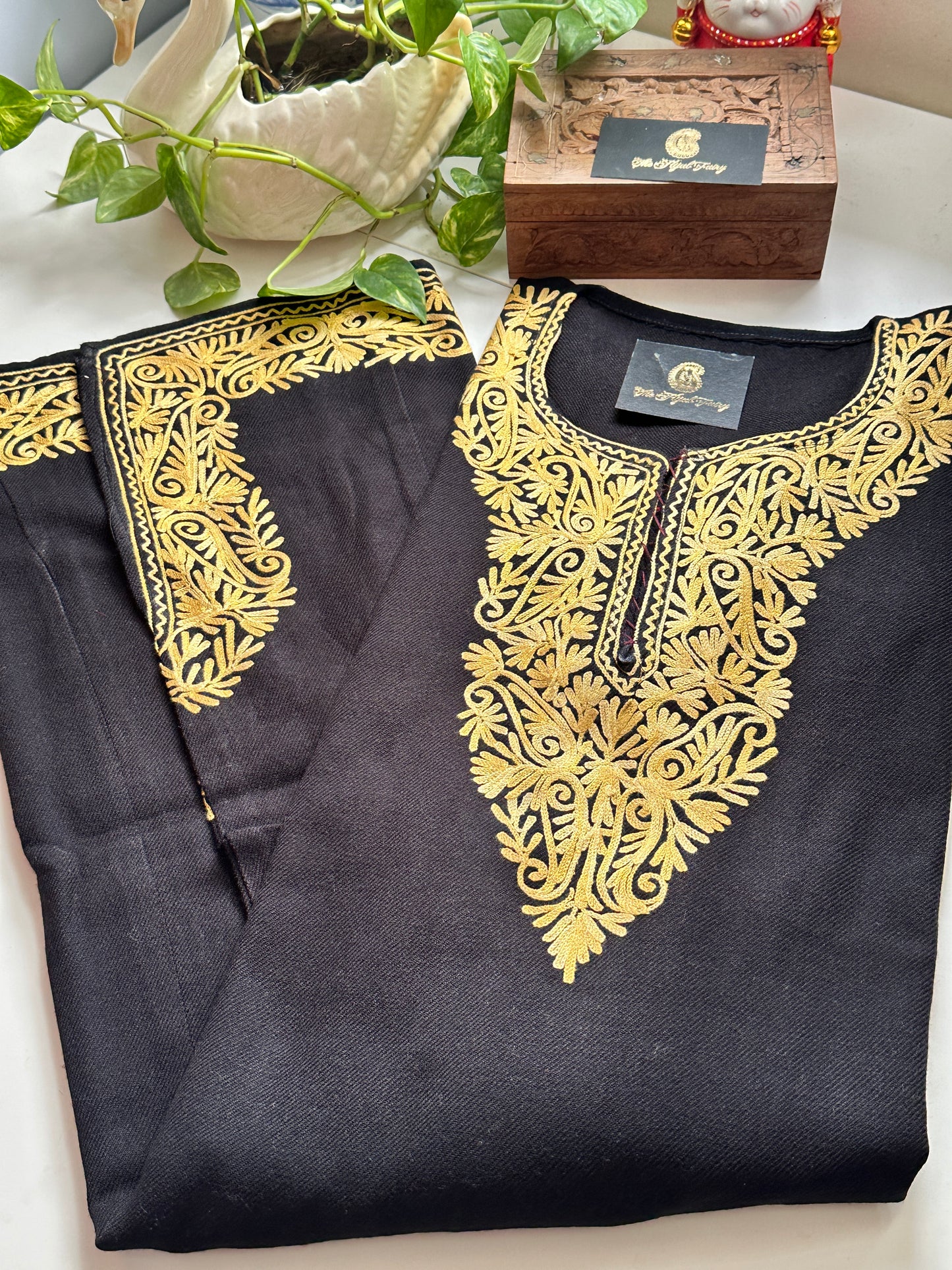 Pashmina Pheran - Black 18