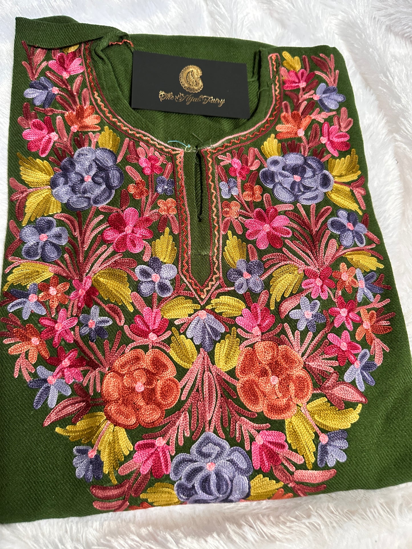 Pashmina Pheran - Green 5