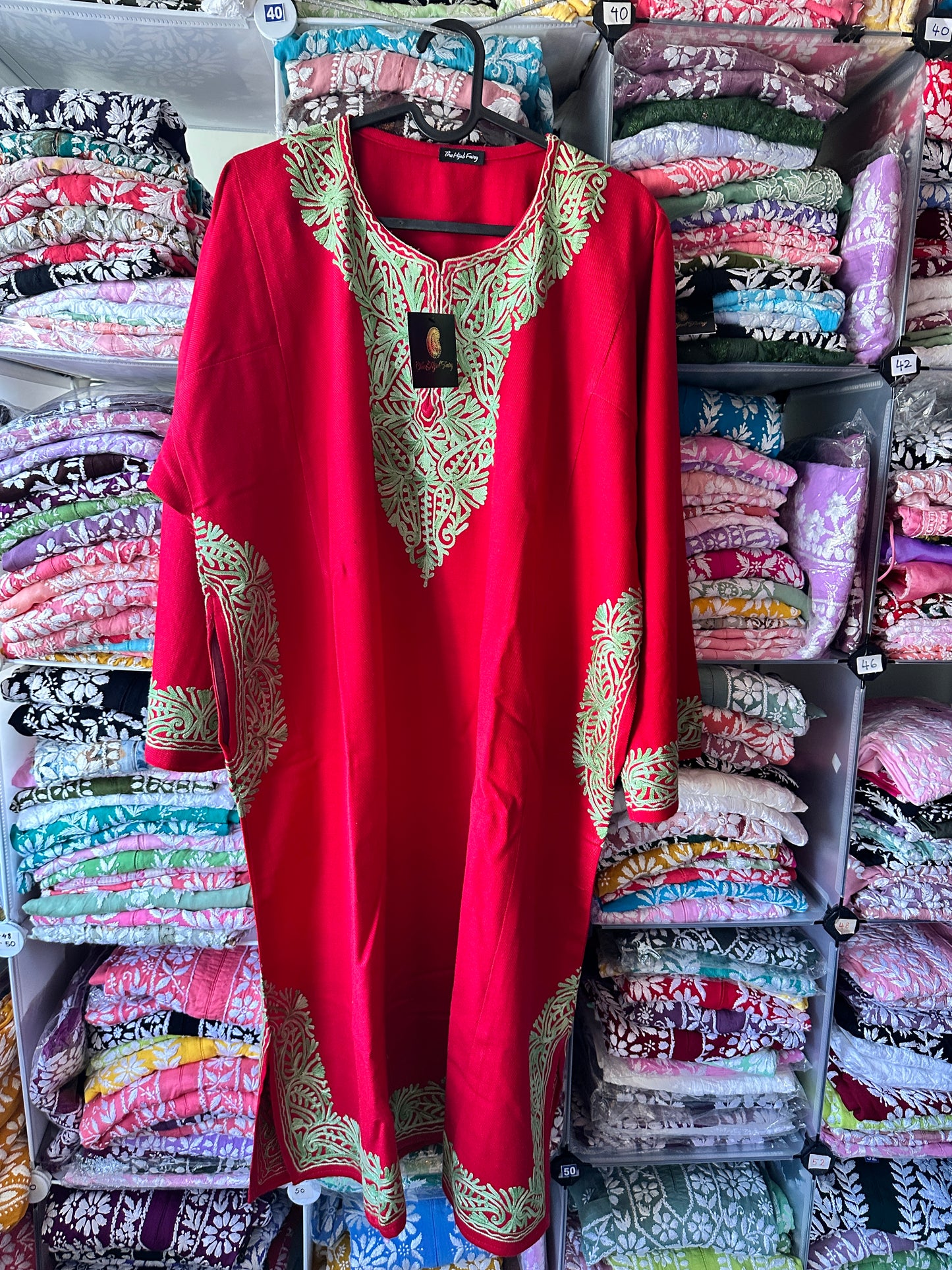 Pashmina Pheran - Red 3