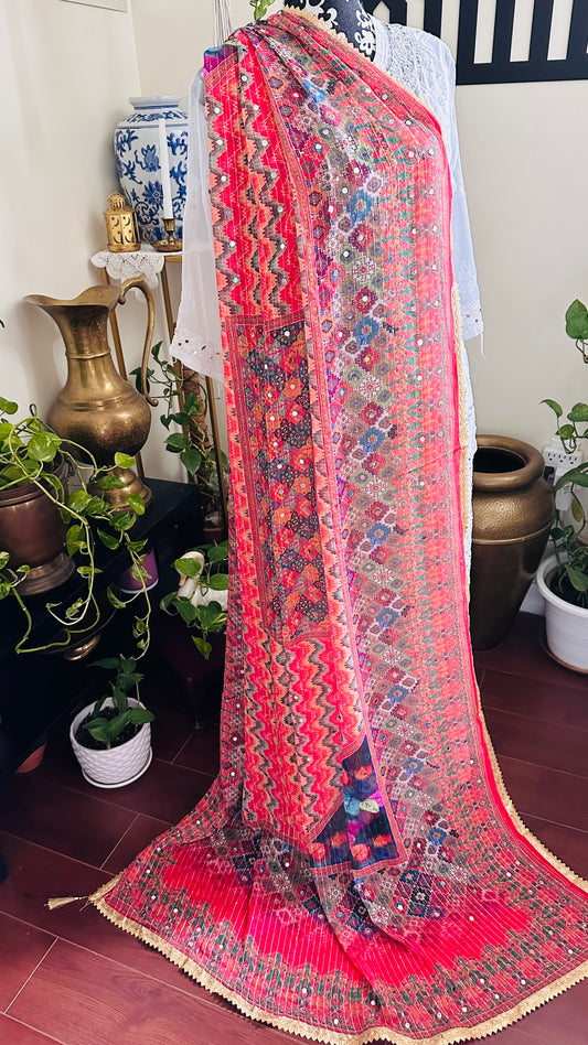 Chiffon Mirror Dupatta - 2