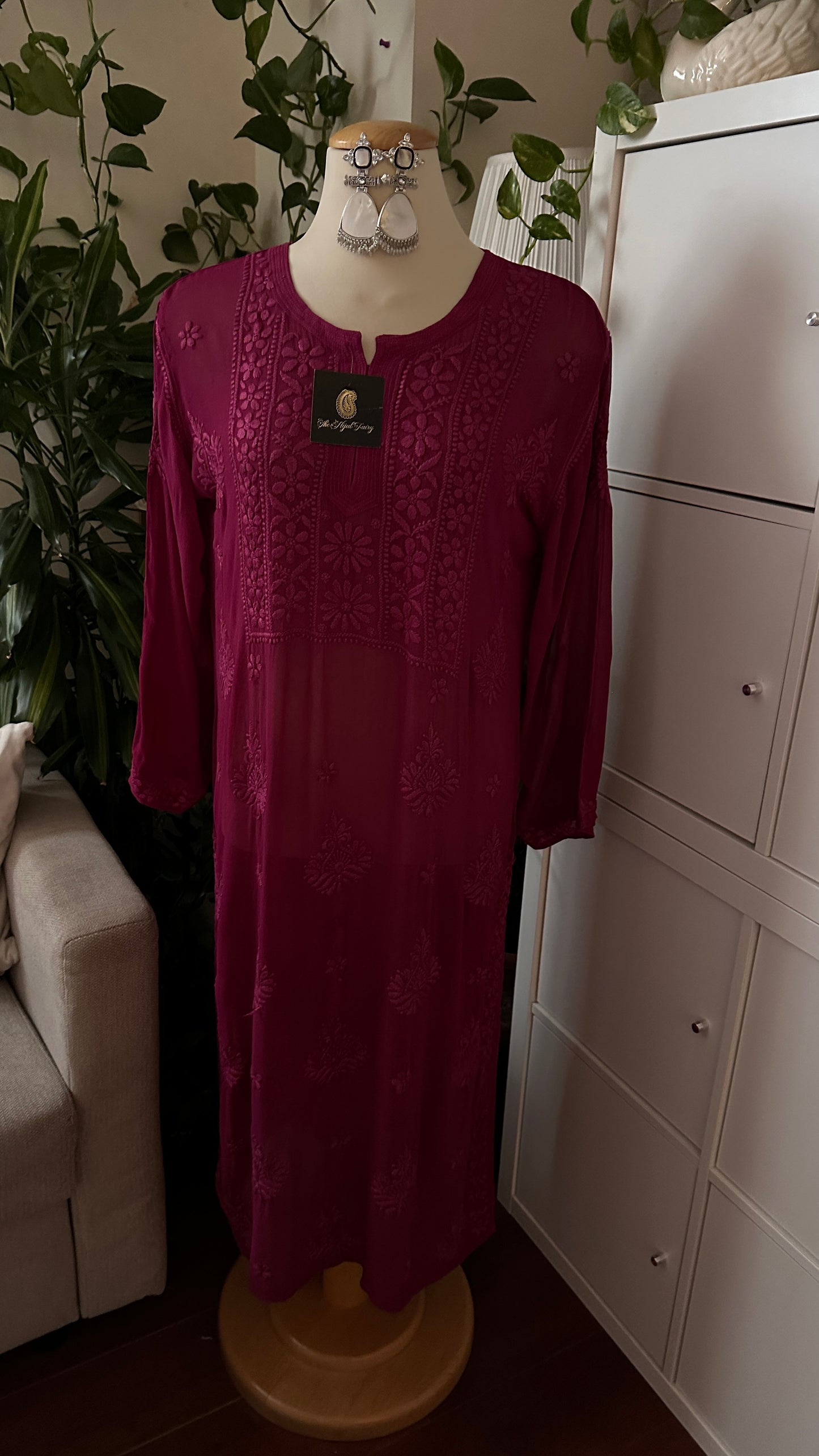 Amaranth - Premium Viscose Kurti