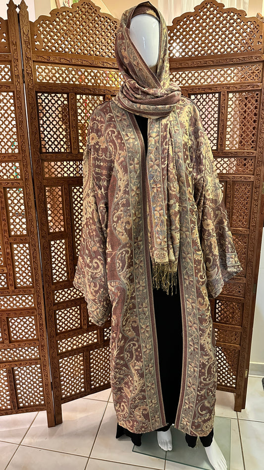 Pashmina Abaya - Rose Pink