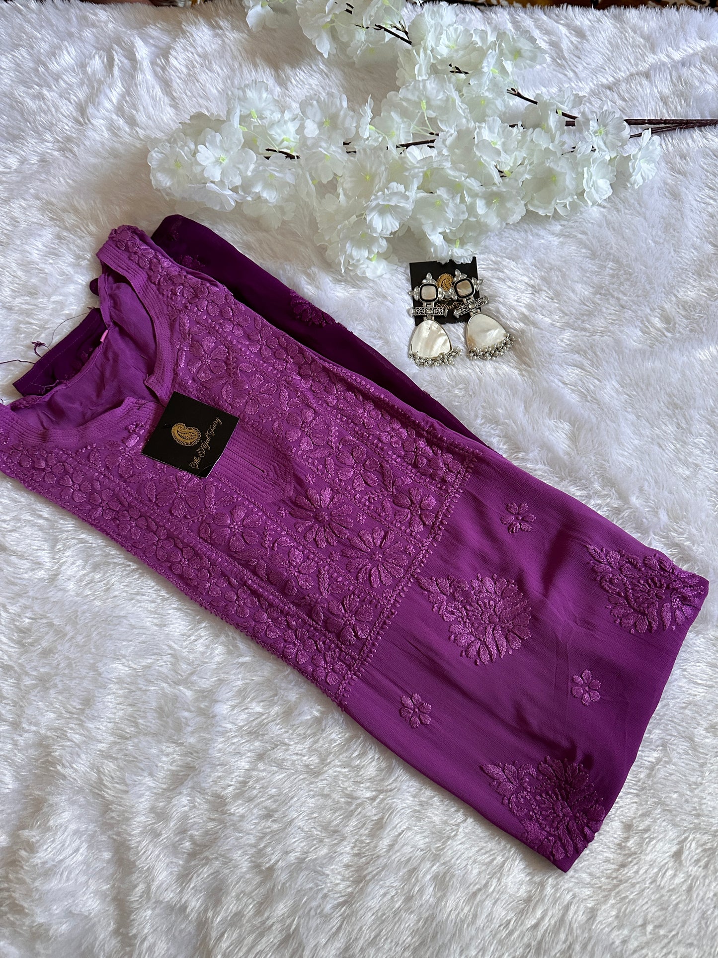 Purple Ombré - Premium Viscose Kurti