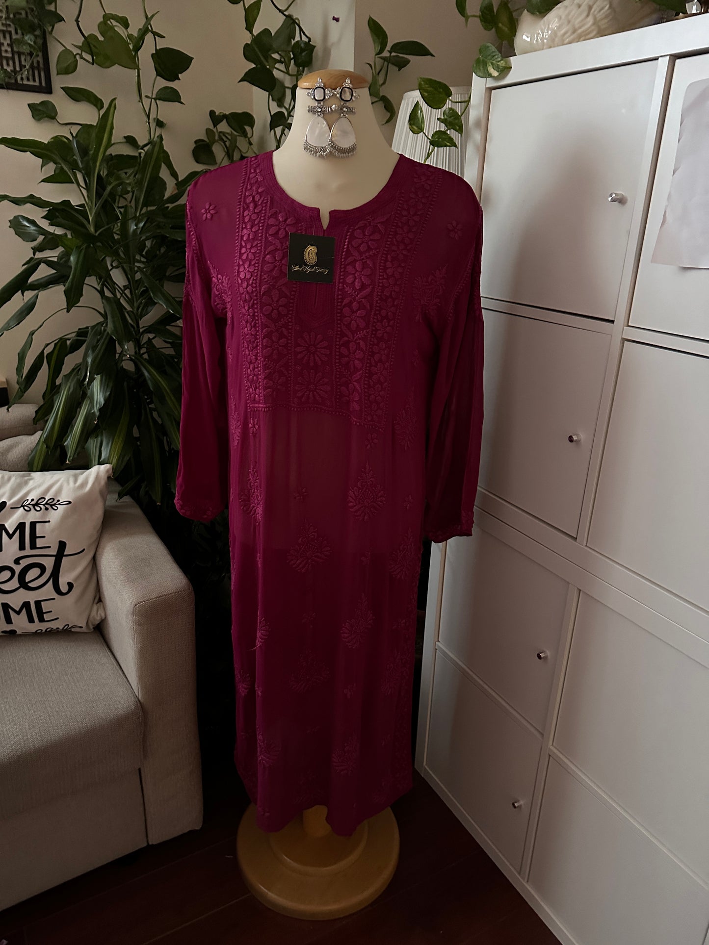 Amaranth - Premium Viscose Kurti