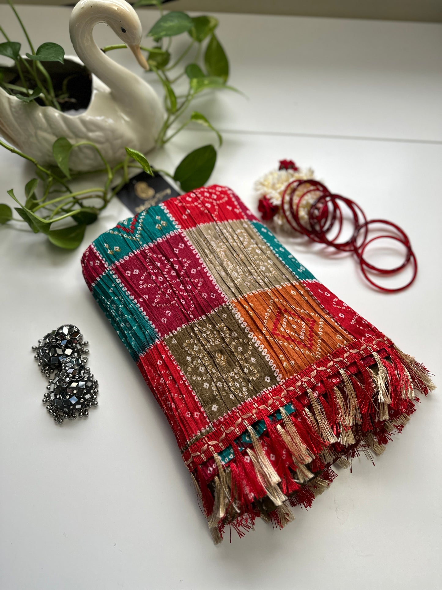 Bandhani Crush Dupatta