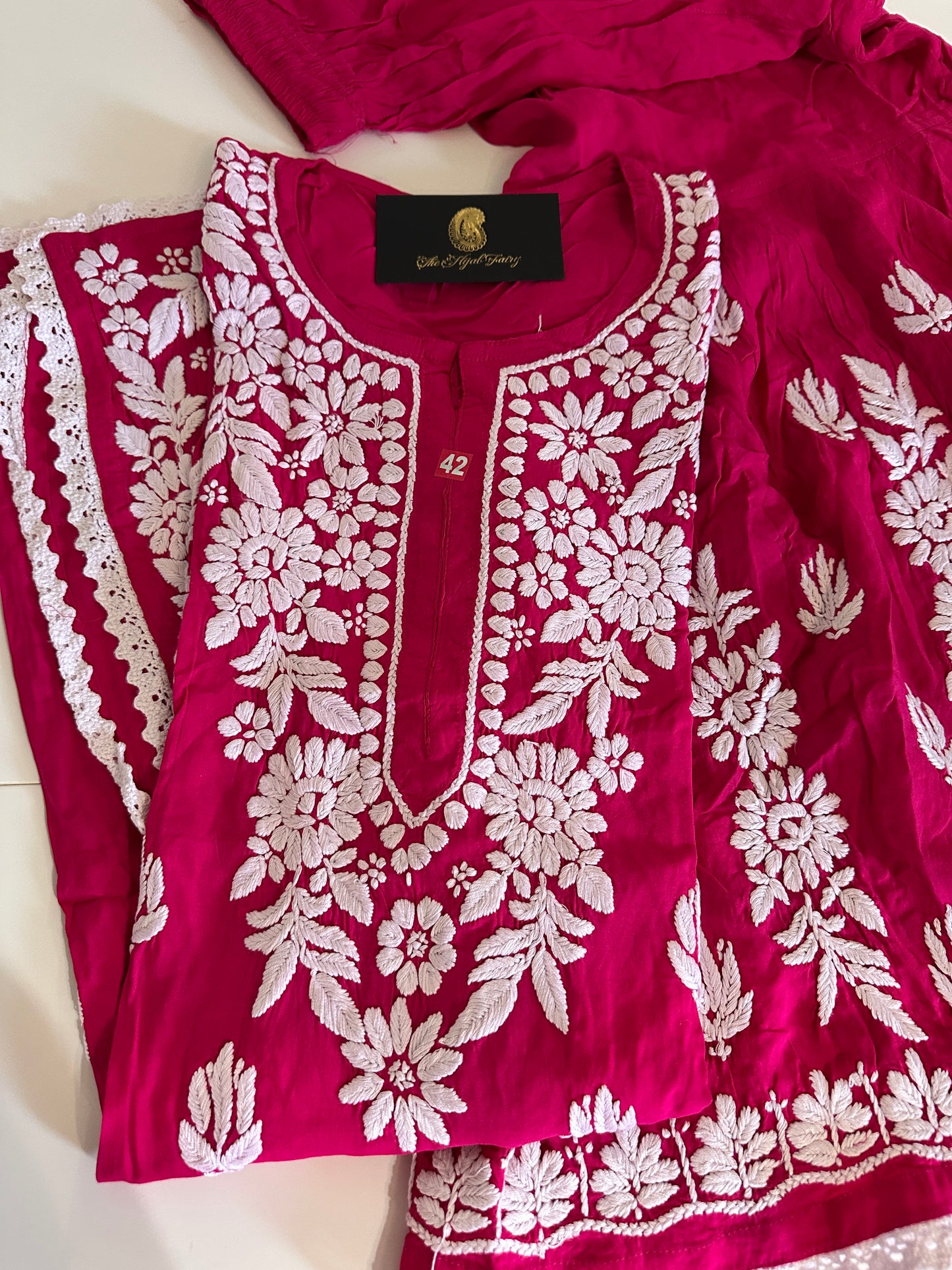 Dark Pink - Modal Gharara Set