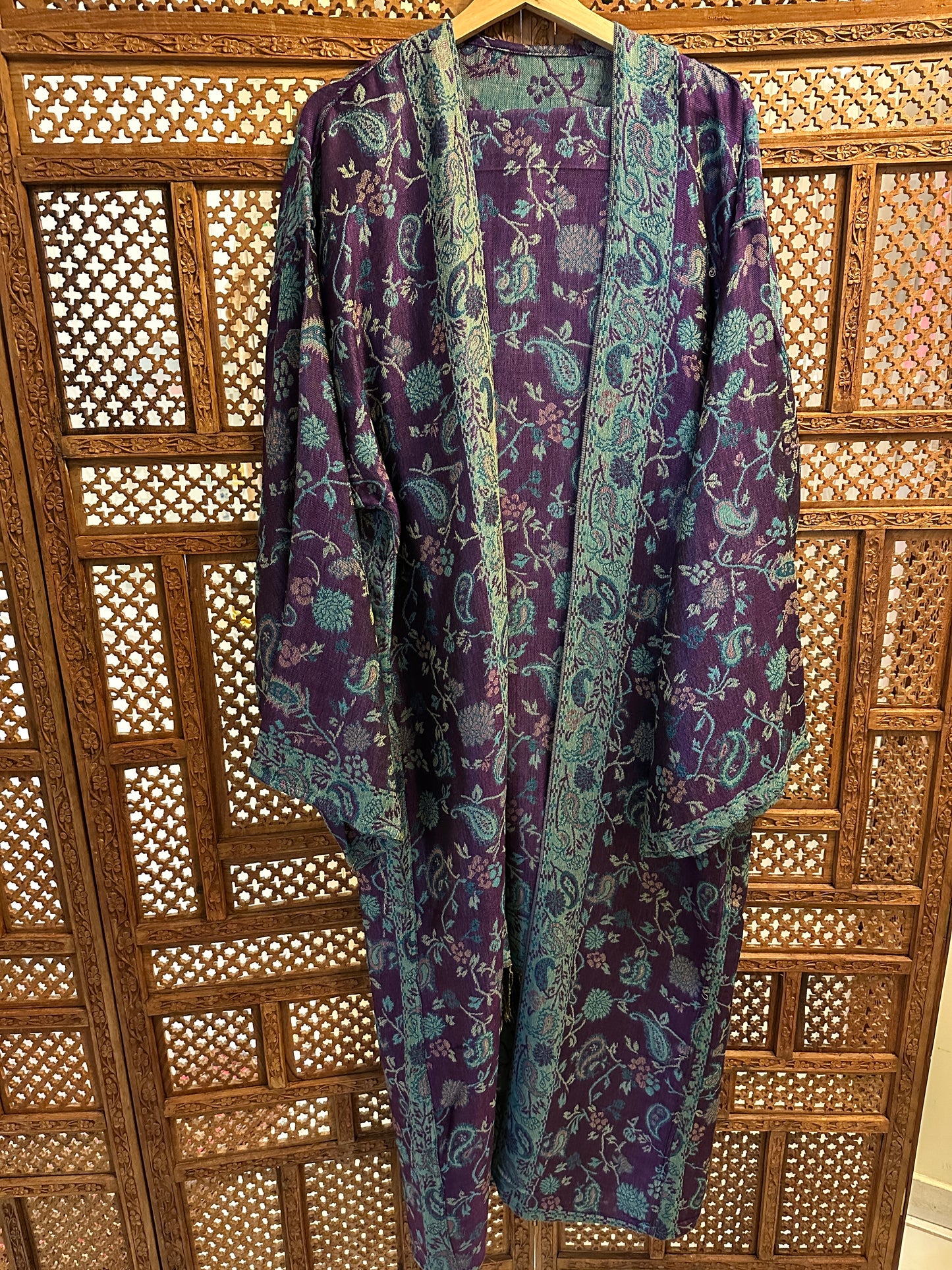 Pashmina Abaya - Purple