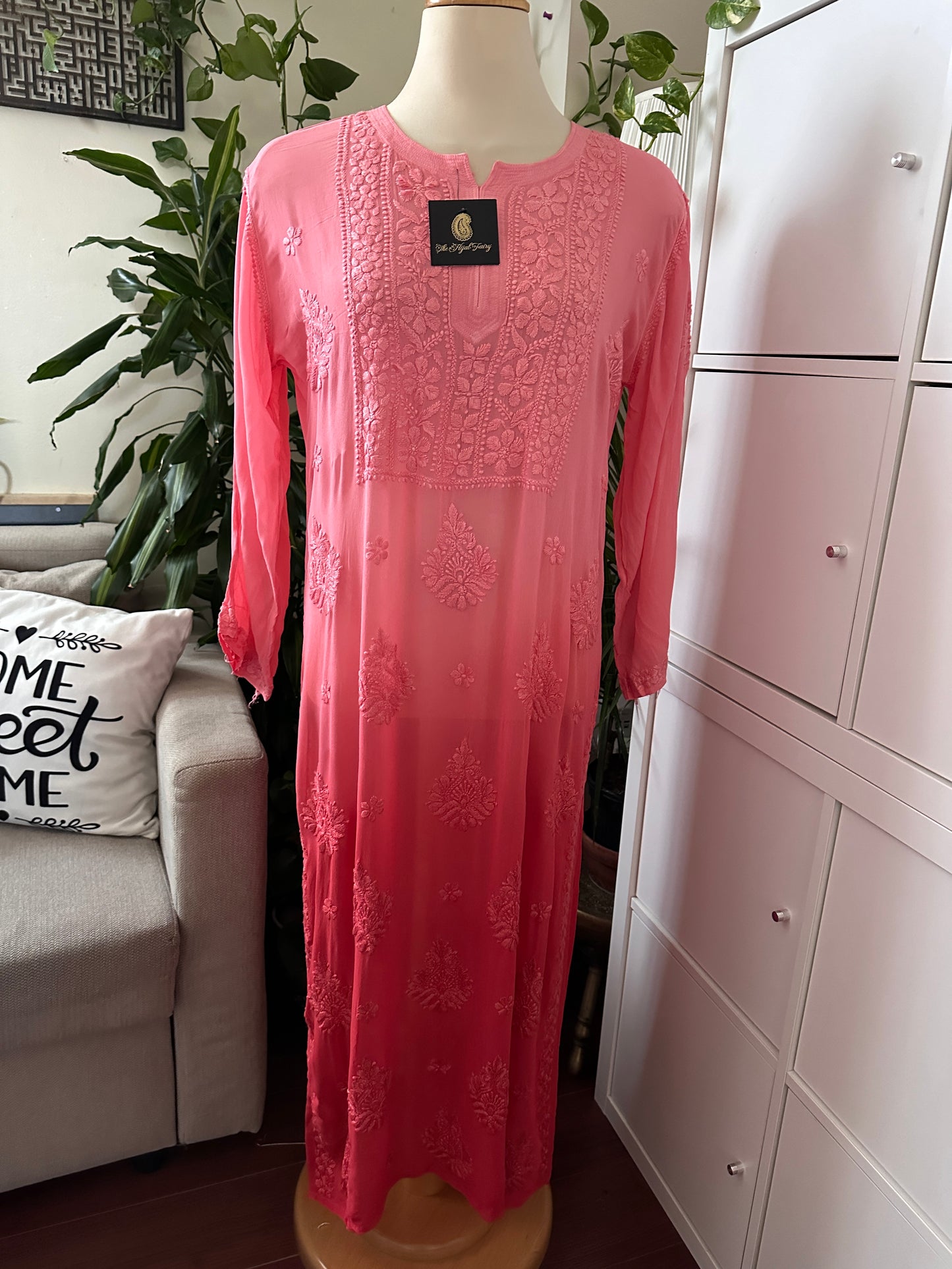 Peach Ombré - Premium Viscose Kurti