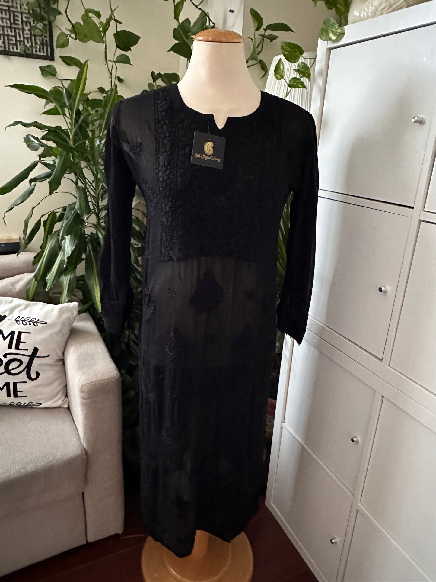 Black - Premium Viscose Kurti