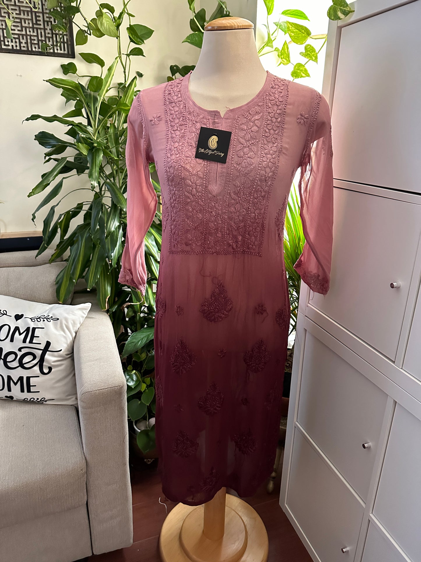 Mocha Ombré - Premium Viscose Kurti