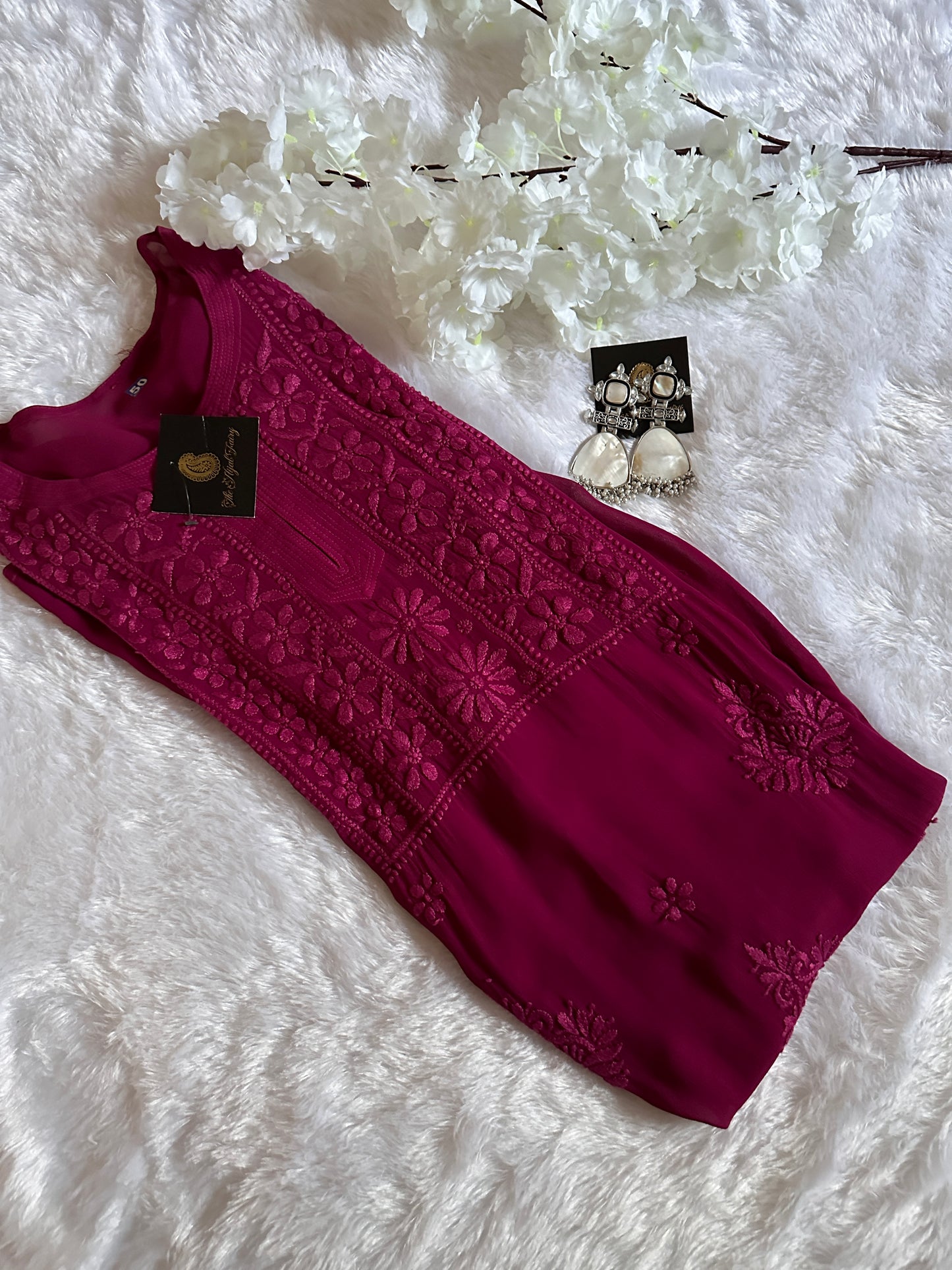 Amaranth - Premium Viscose Kurti