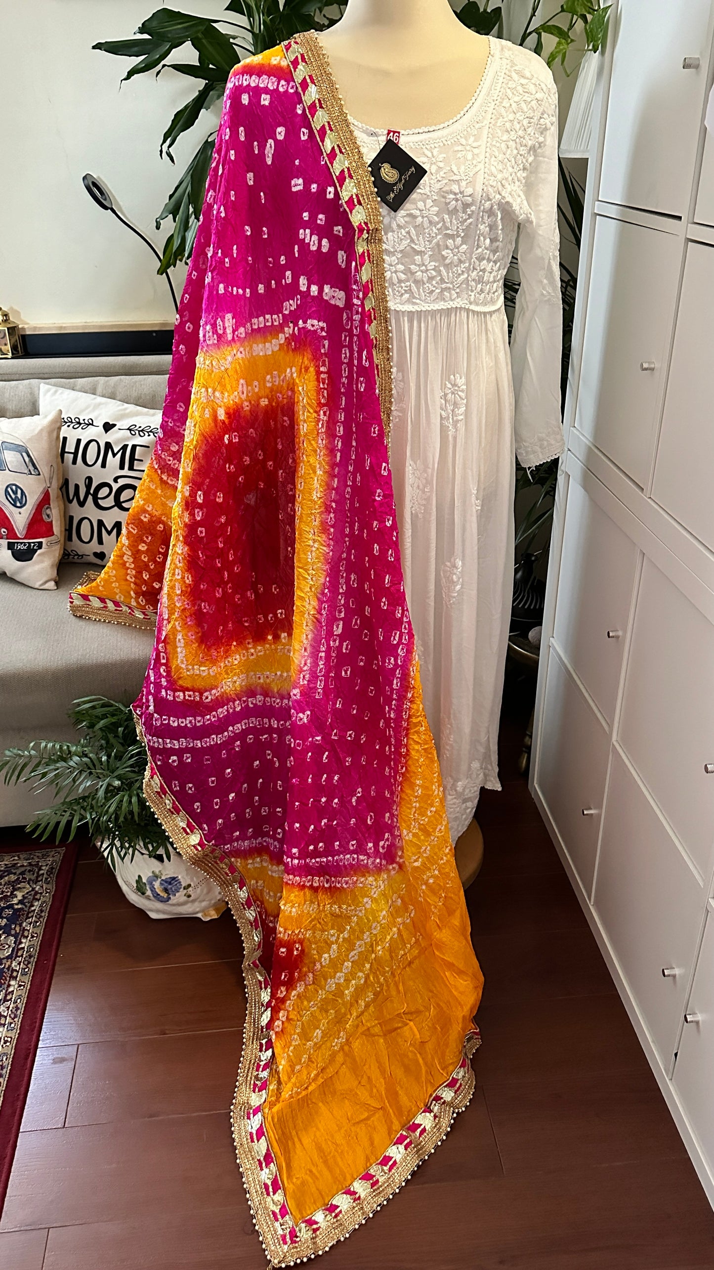 Bandhani Silk Multi Dupatta- 2