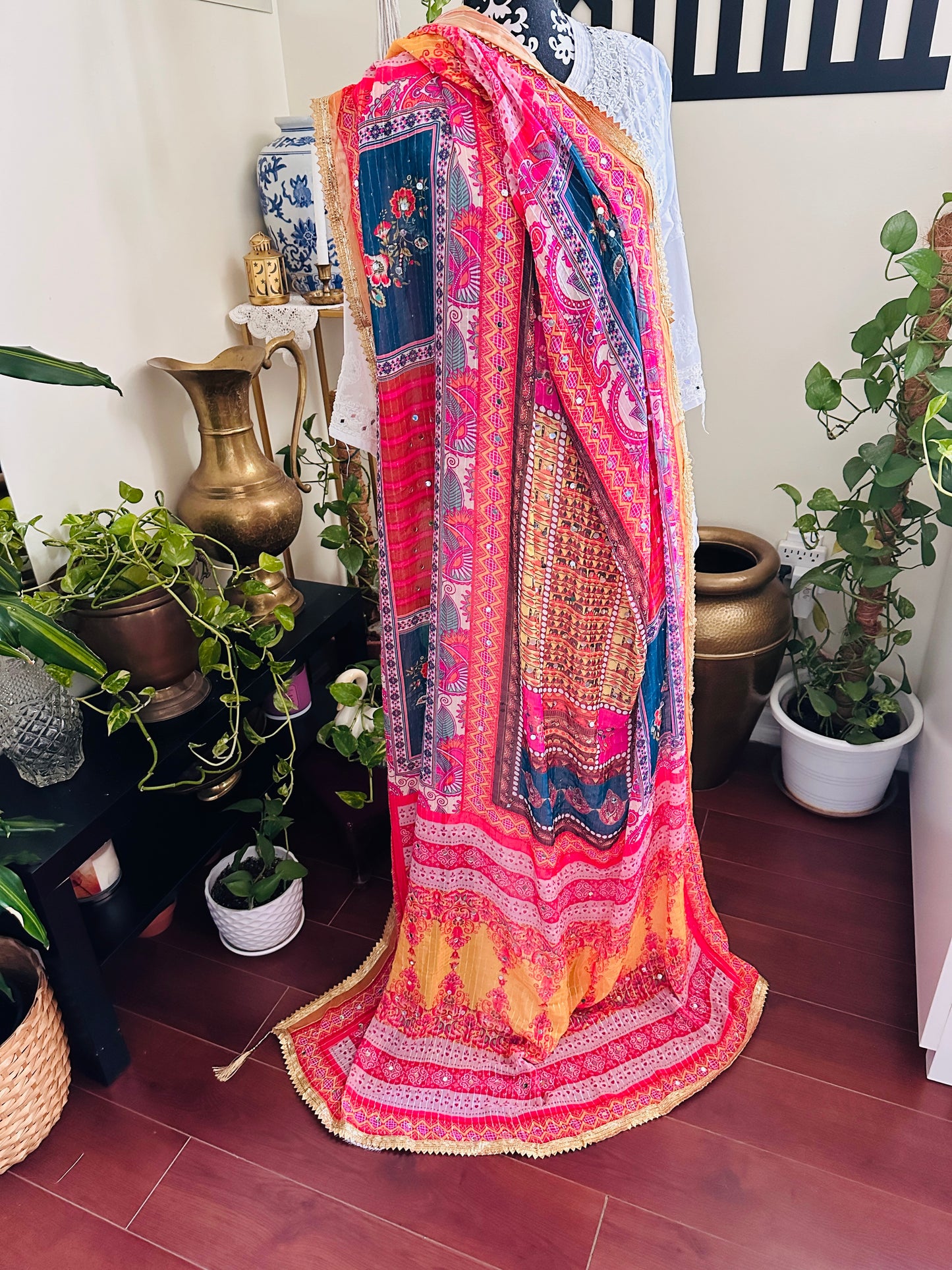 Chiffon Mirror Dupatta - 3