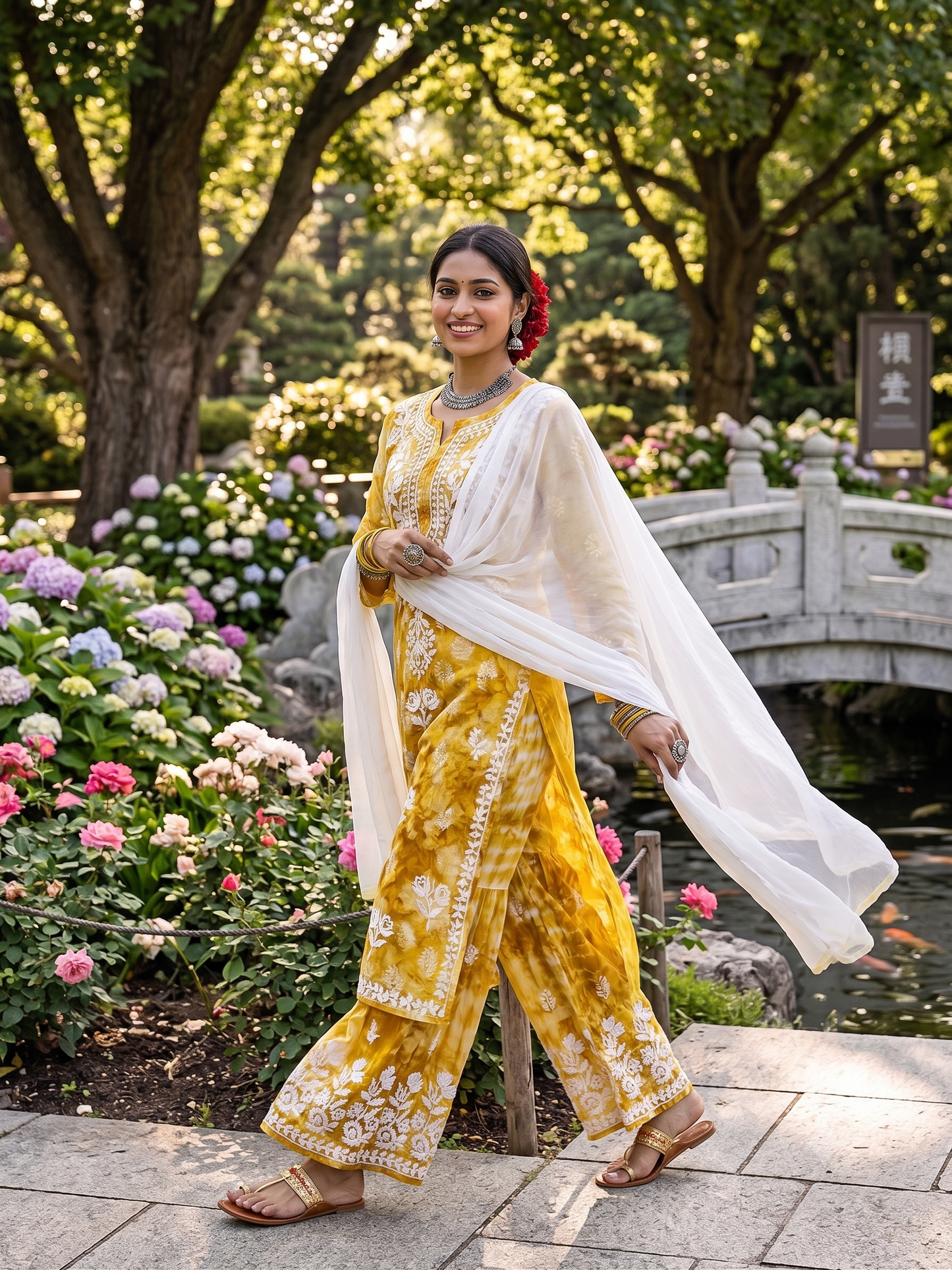 Yellow - Mul Printed Set - 2 Pc