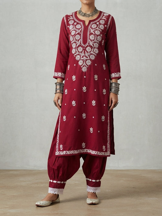 Maroon - Afghani Set