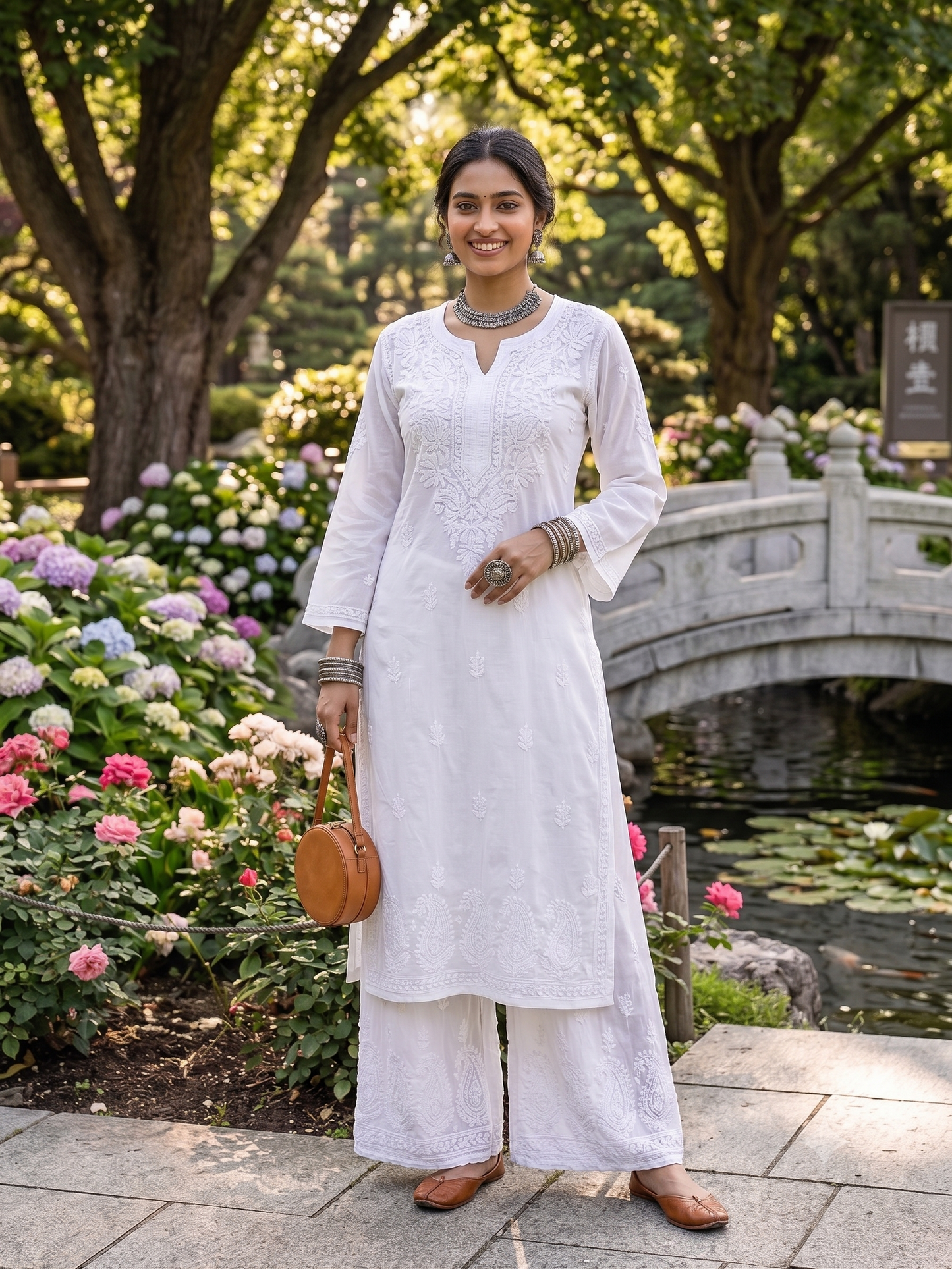 White - Modal Straight Kurta