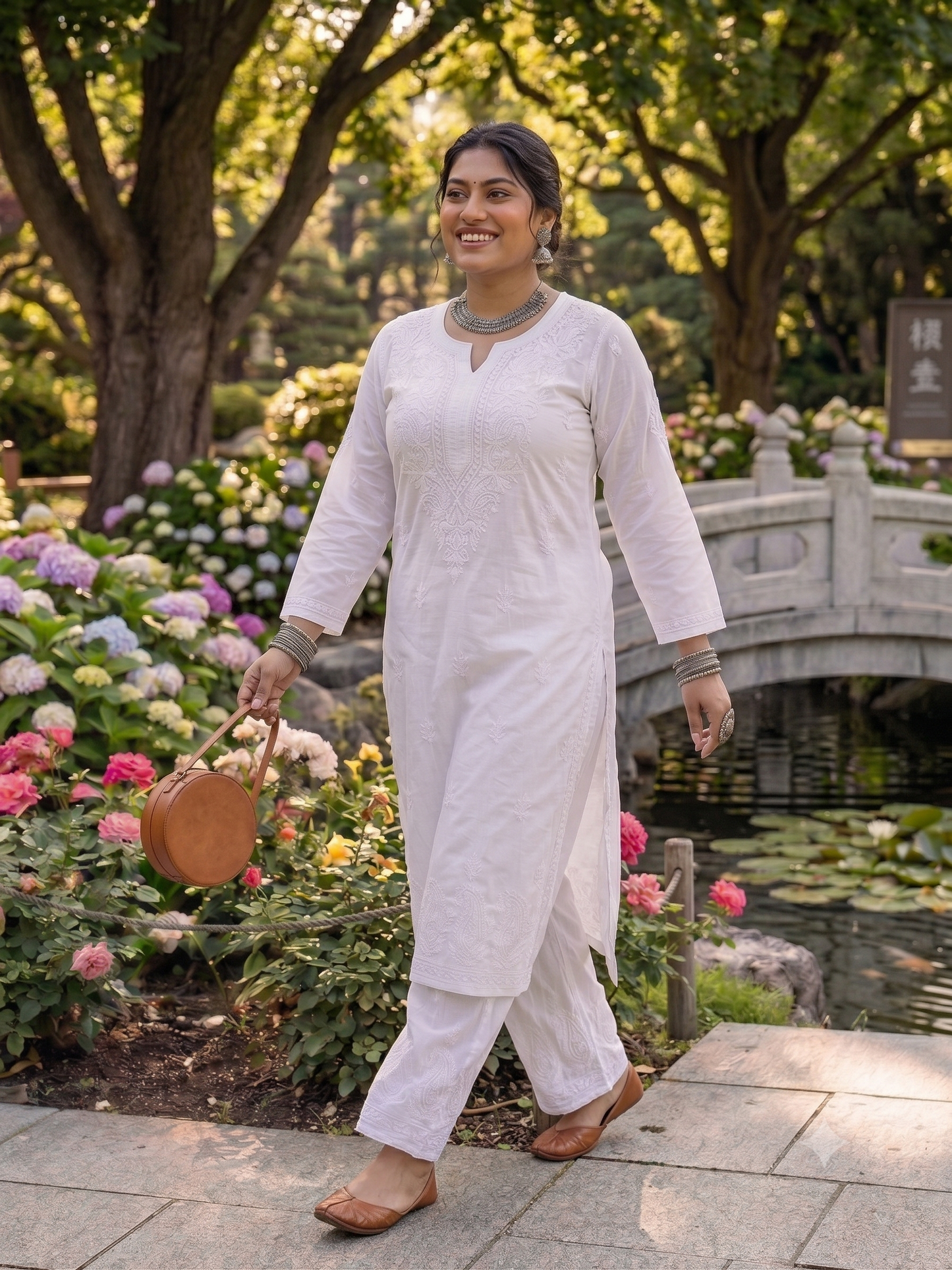 White - Modal Straight Kurta