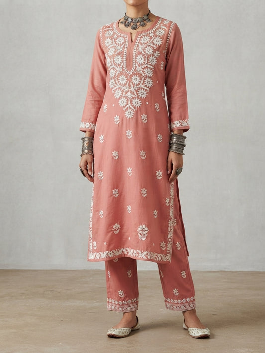 Gajari pink  - Co-ord Set
